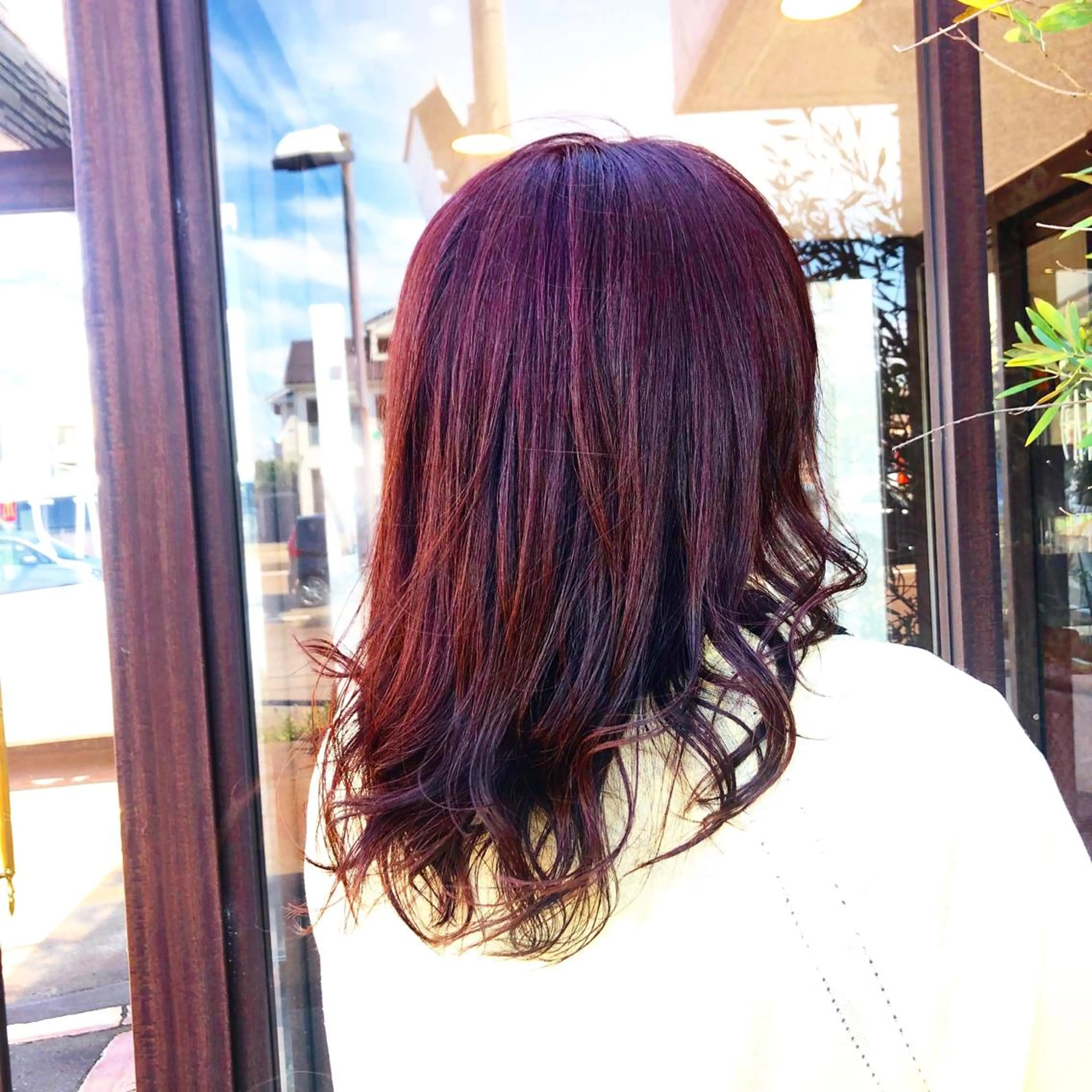 セミロング EARTH長岡 🌼渡辺まい🌼のヘアスタイル