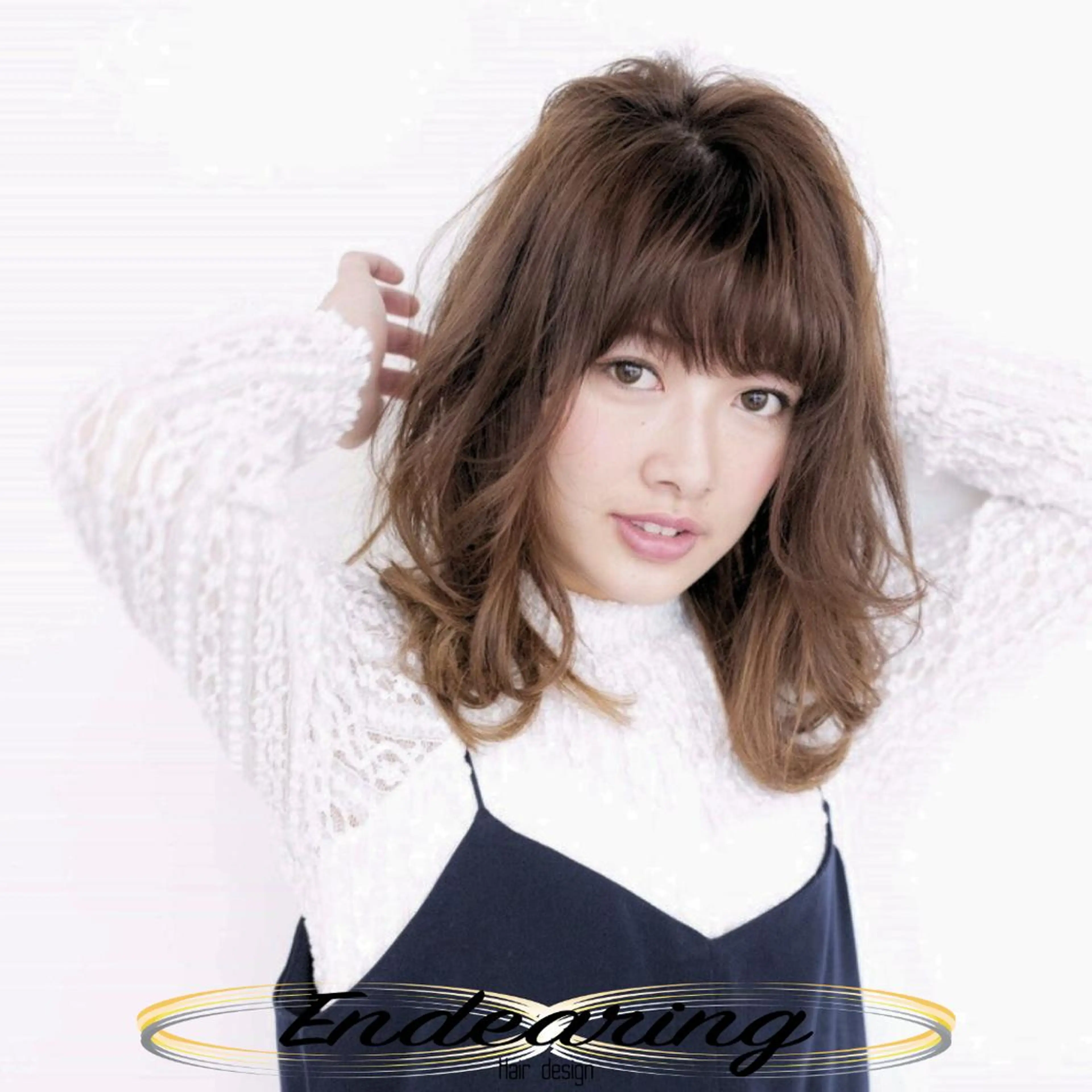 セミロング セミロングレイヤー くせ毛 レイヤーカット 似合わせカット カット ヘアカラー Endearing 銀座/レイヤーカットのヘアスタイル