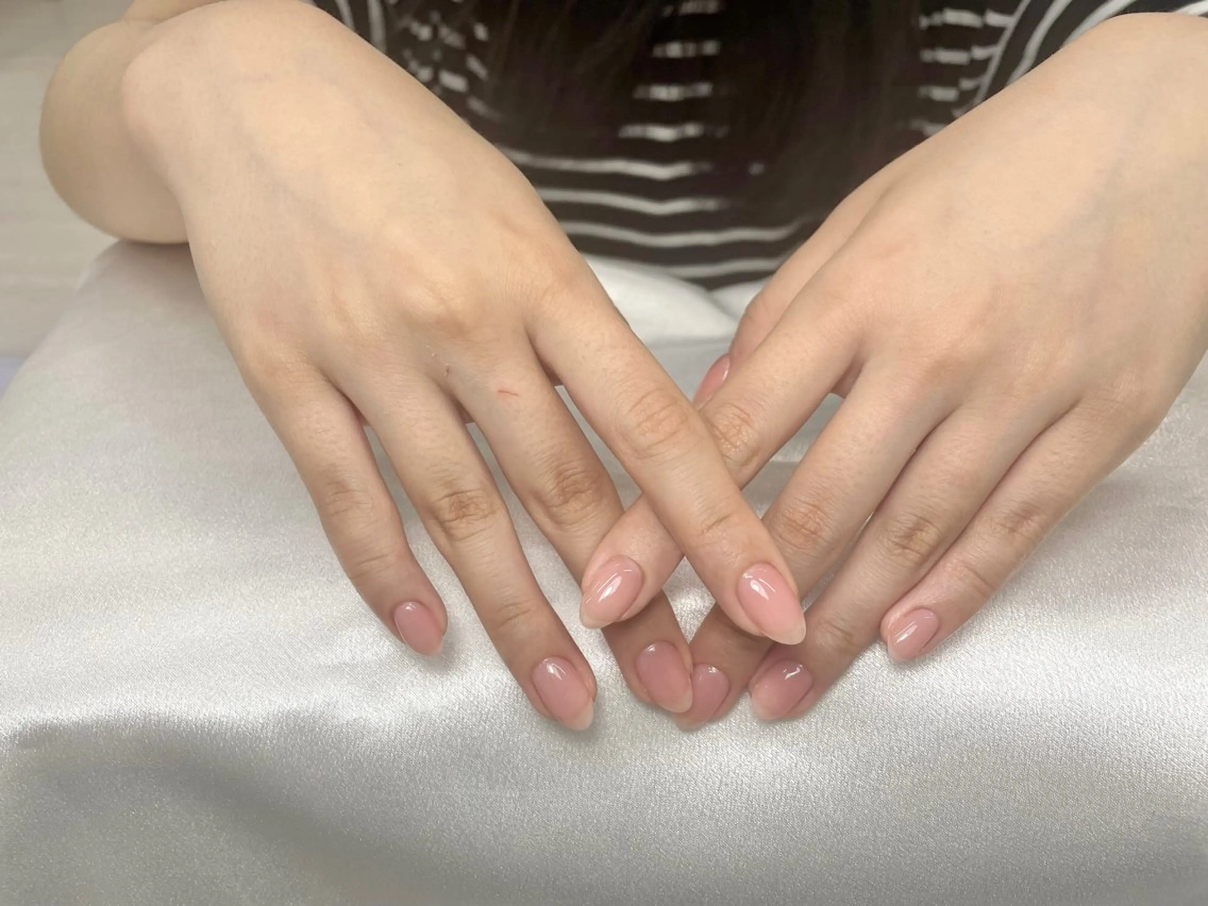 ネイル ワンカラーネイル 夏 目のネイルデザイン