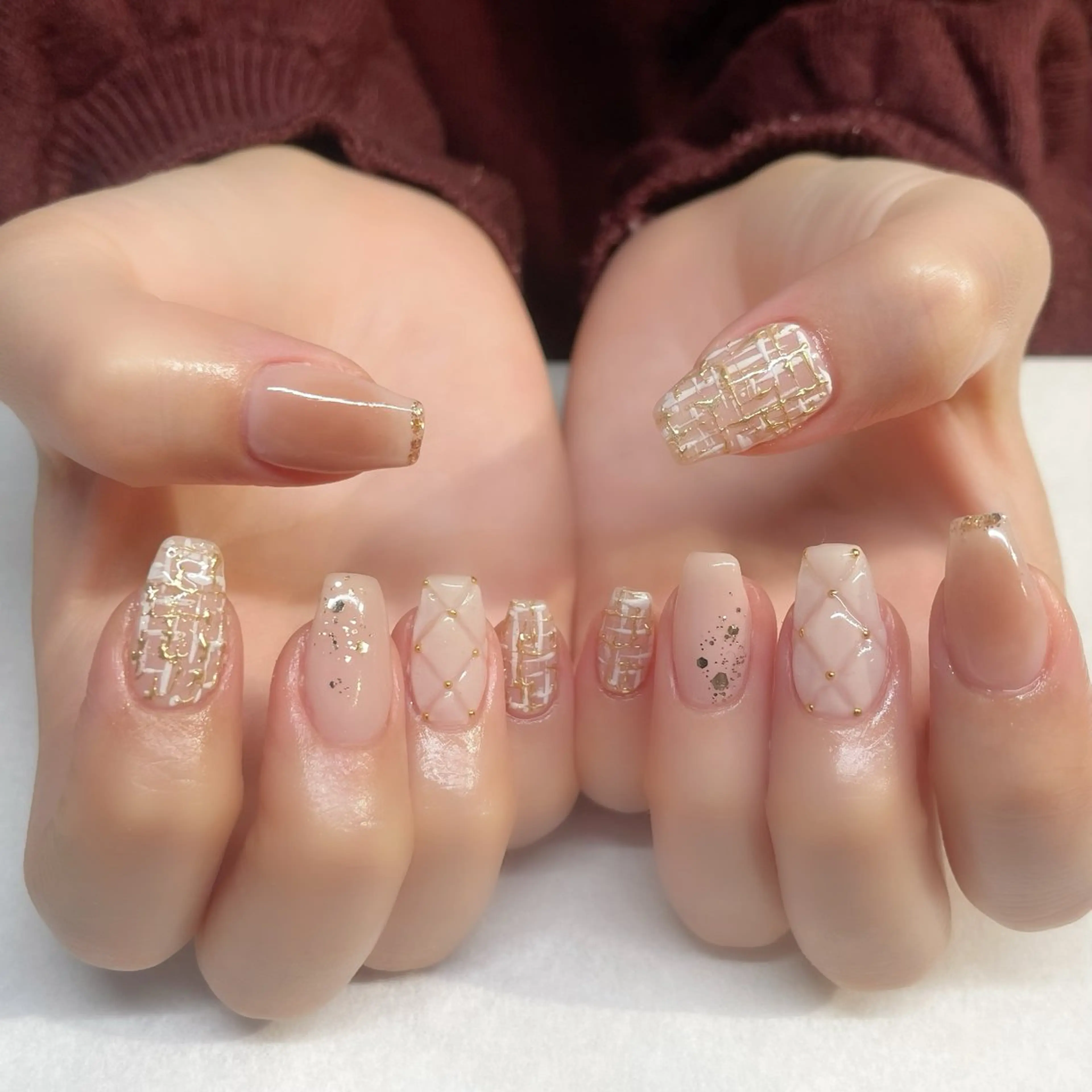 ネイル ハンドネイル 💎🐰 saki. m 🐰💎のネイルデザイン