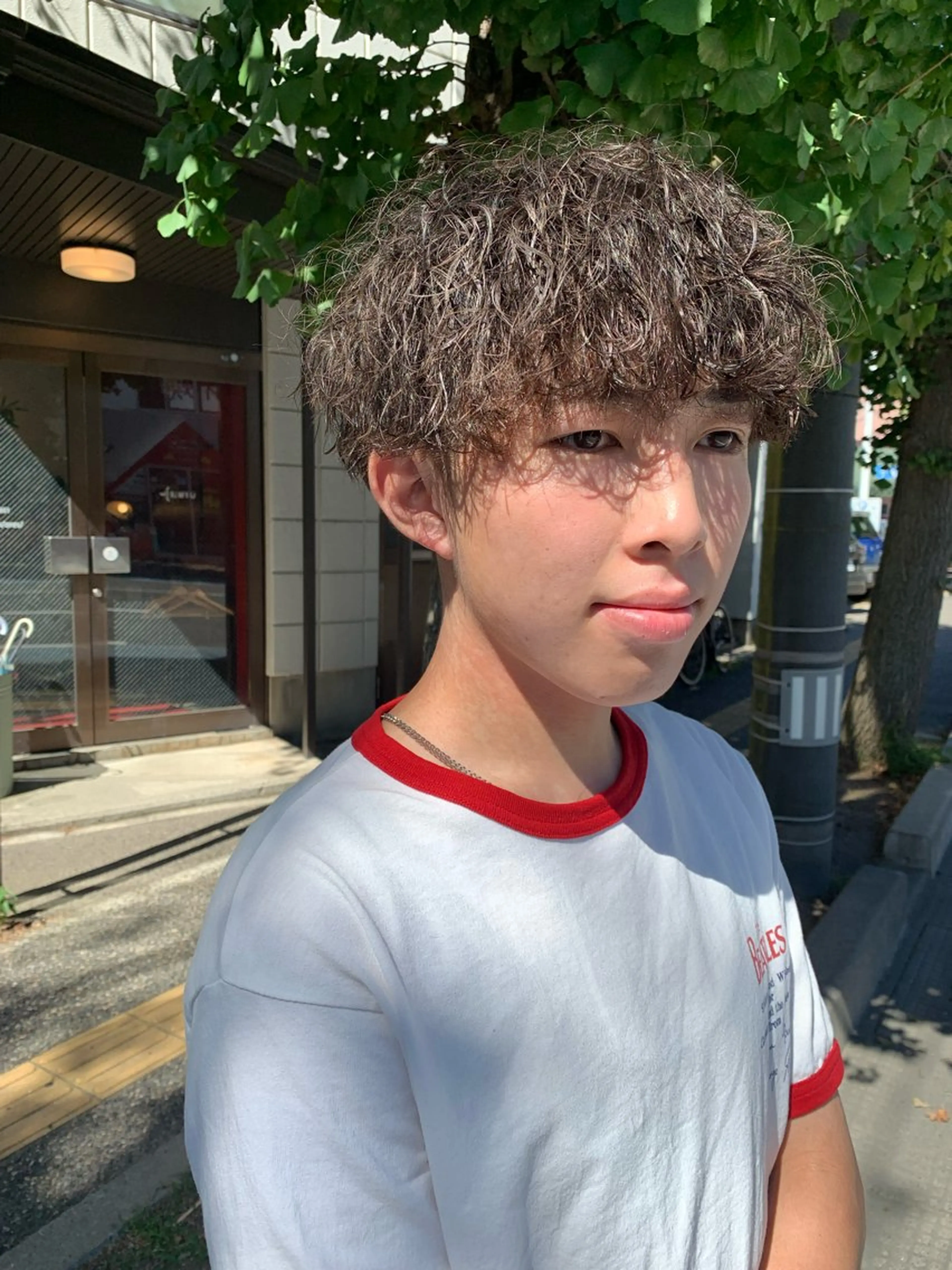 メンズカットカラーの写真