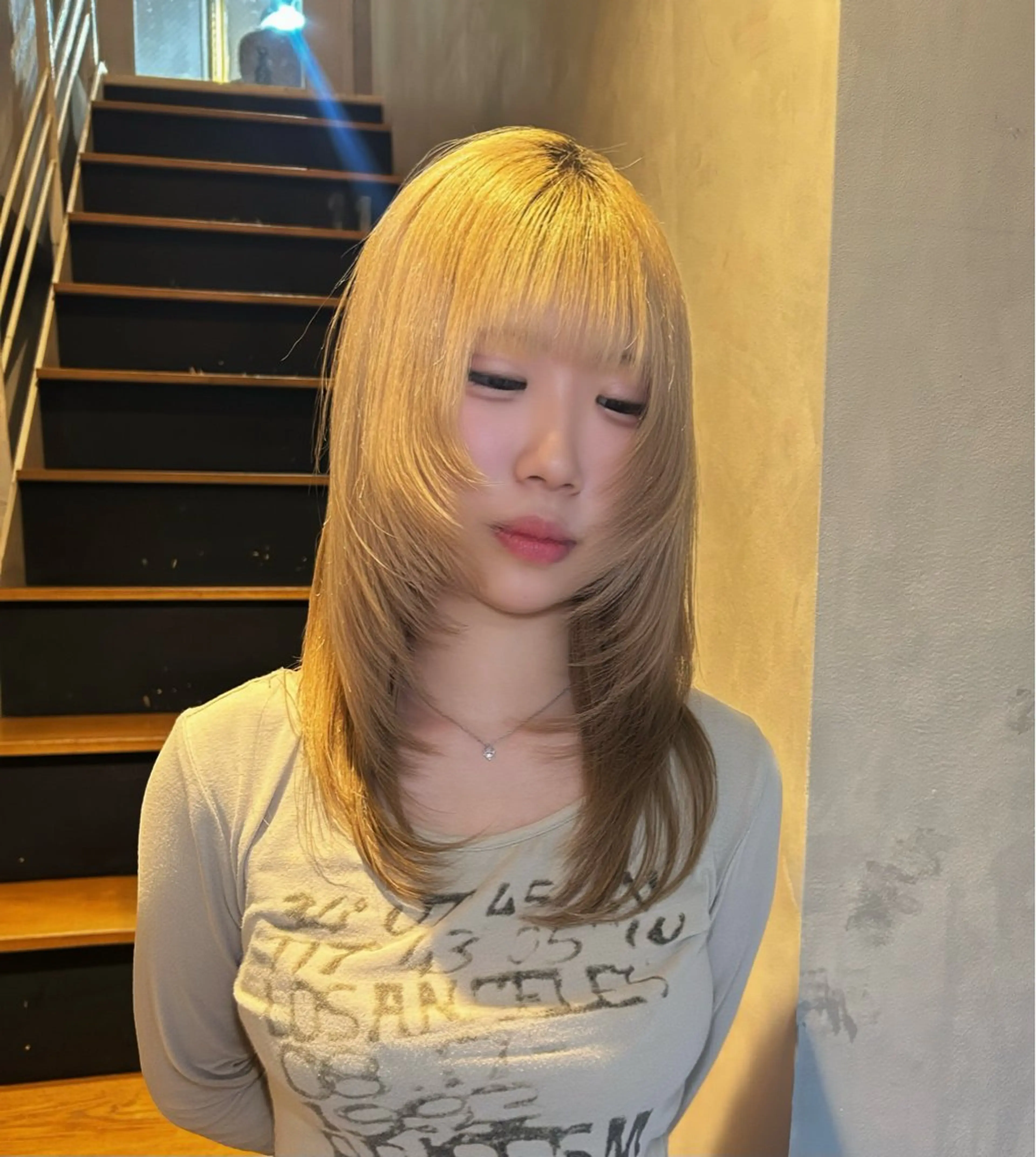 セミロング レイヤーカット 似合わせカット 🦋SATO🦋 / 似合わせカラー⟡.*のヘアスタイル