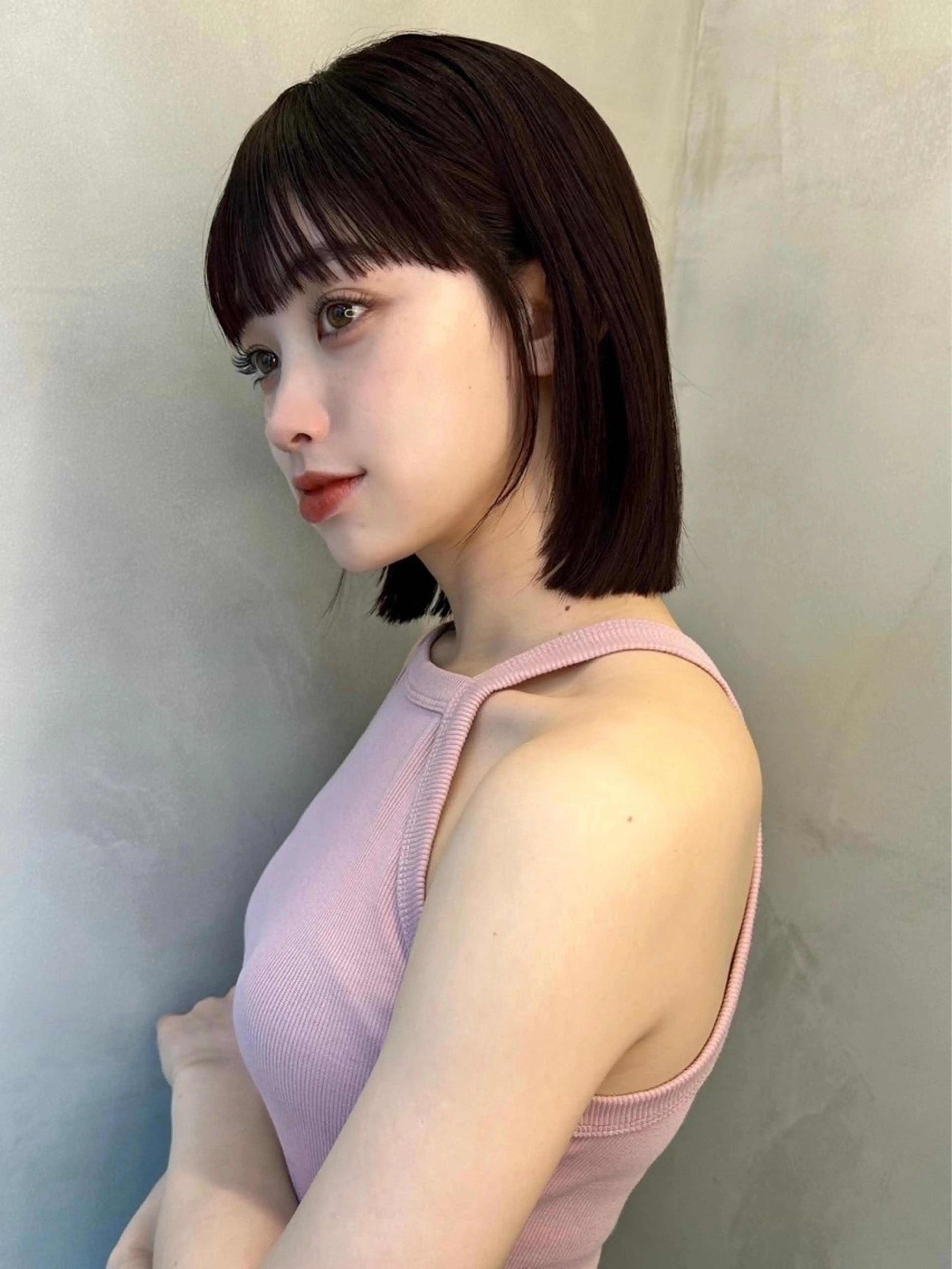 ミディアム 🩵レイヤー/ショー ト/🫧harukaのヘアスタイル