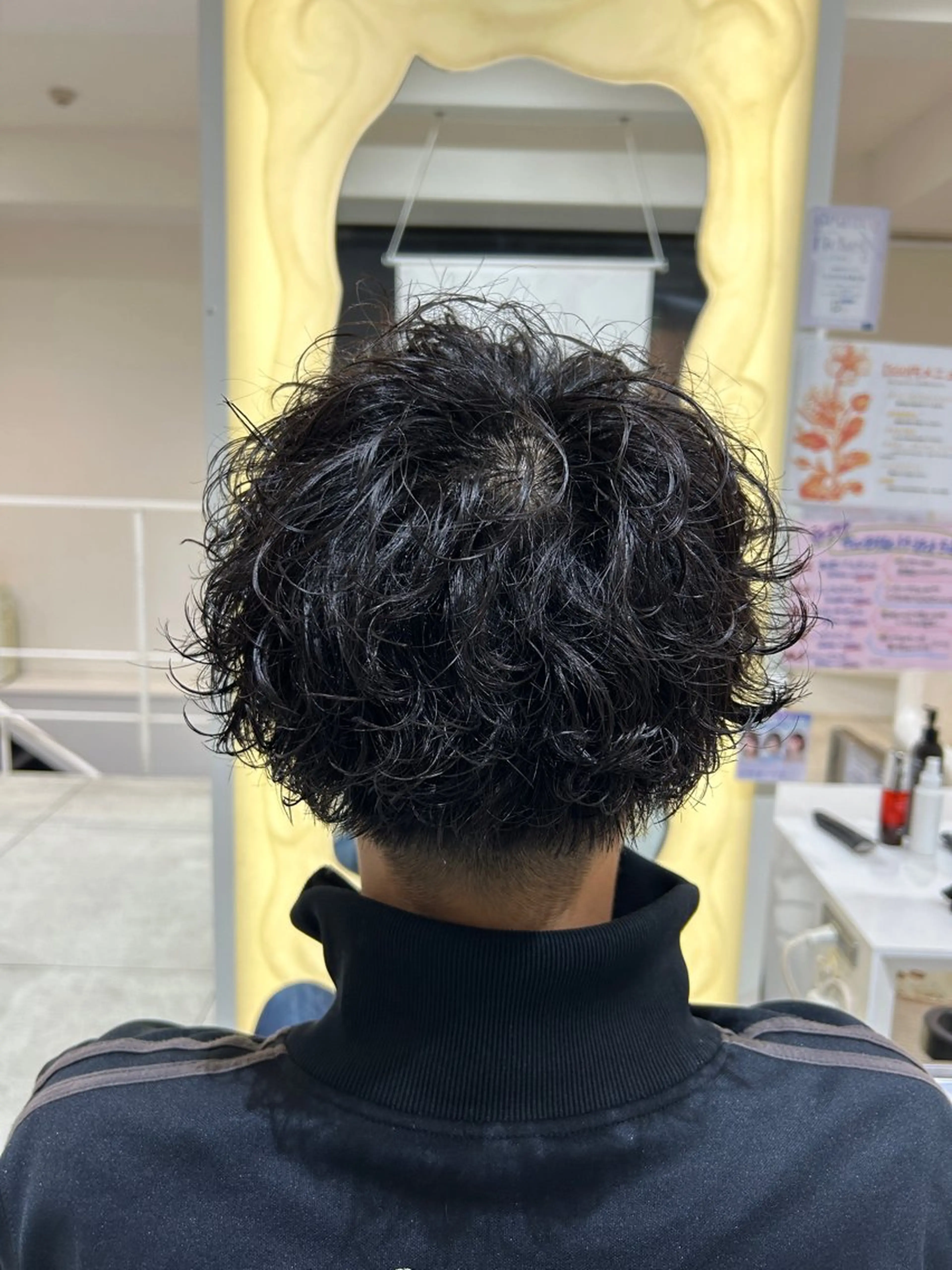 パーマ メンズ 稲村 直也のヘアスタイル