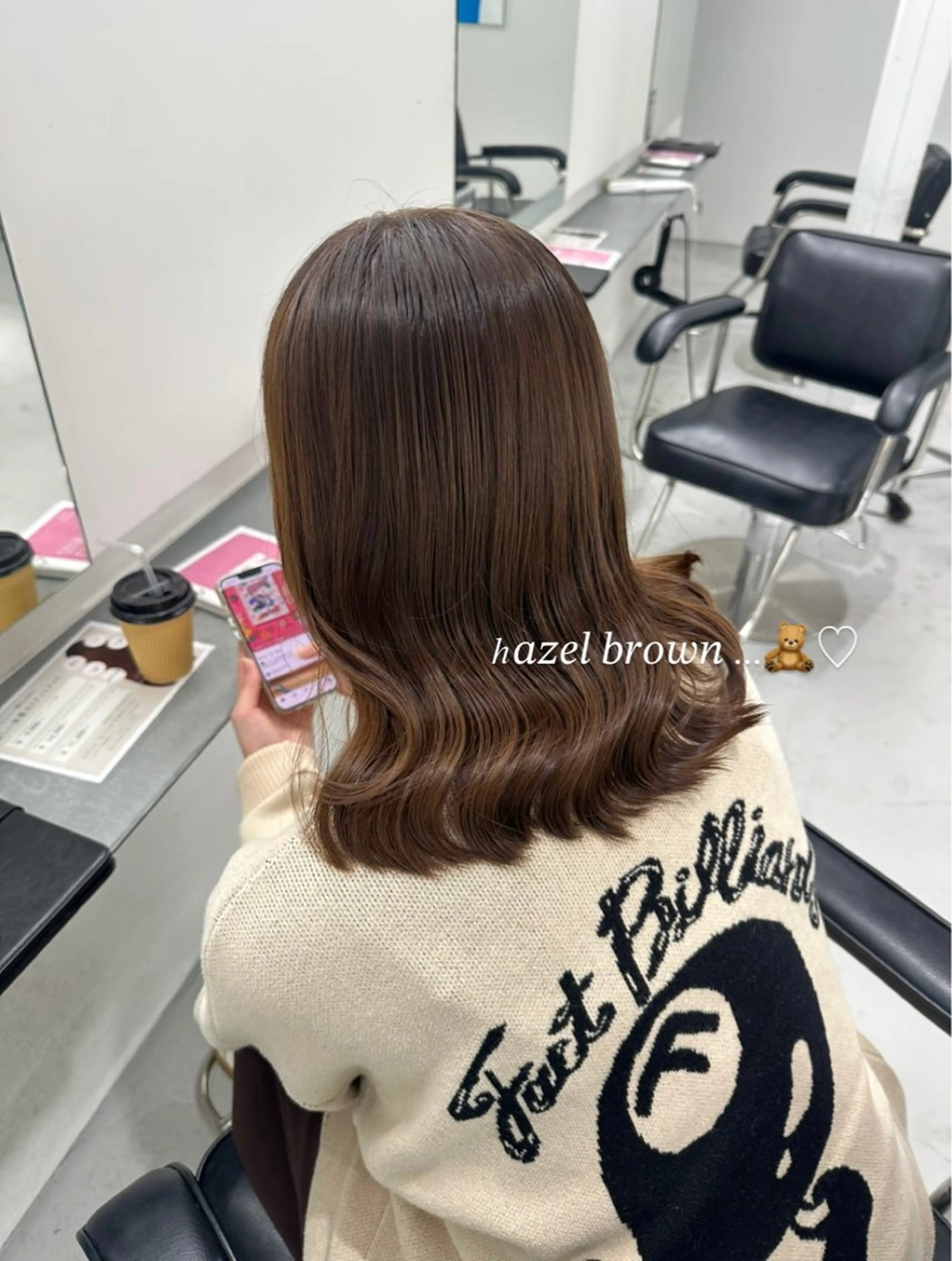 ミディアム カラーモデル募集中 /新潟万代/かこ🩵のヘアスタイル