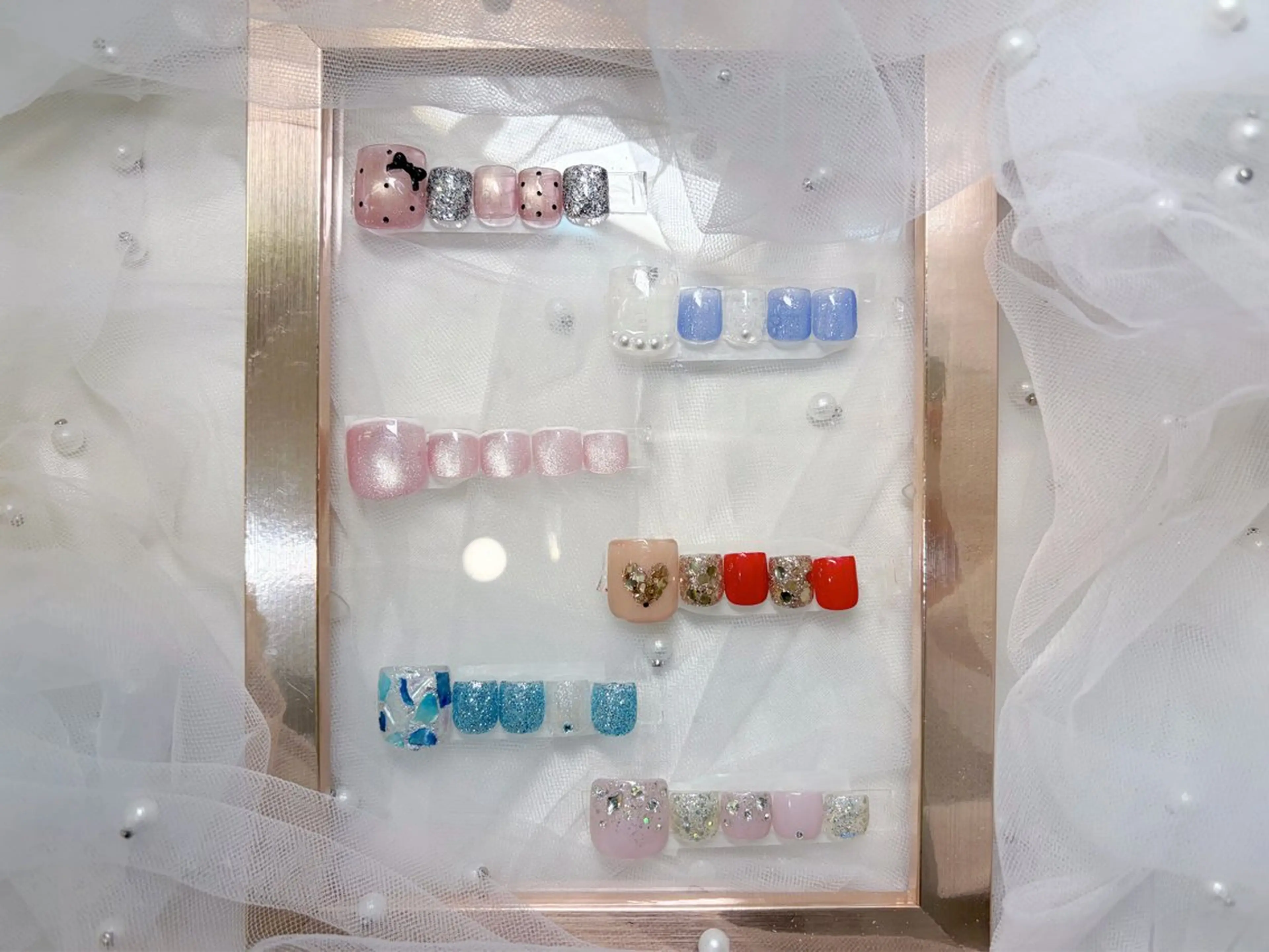 ネイル フットネイル Queennail 北堀江Yumiのネイルデザイン