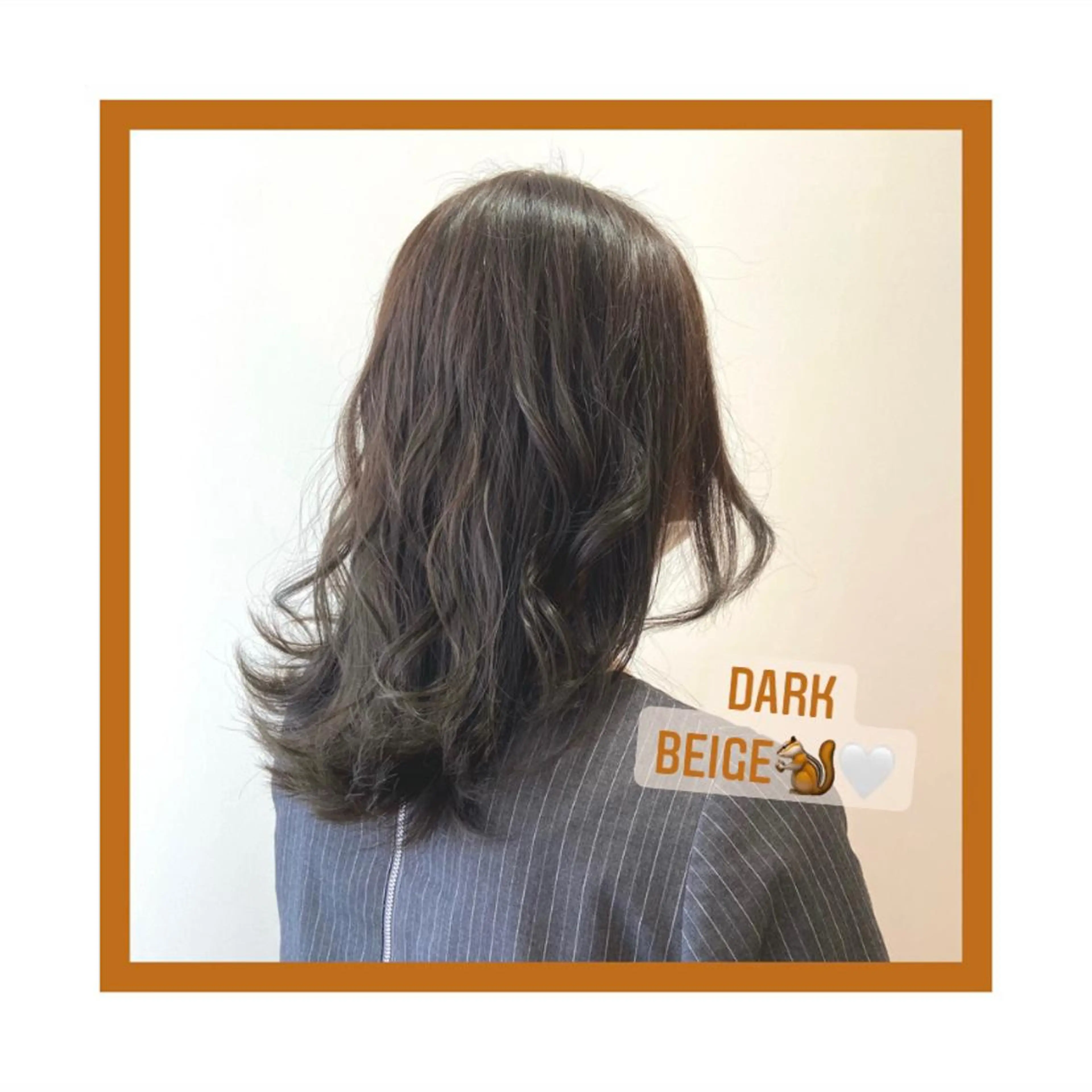 セミロング ヘアカラー 棚橋 光海のヘアスタイル