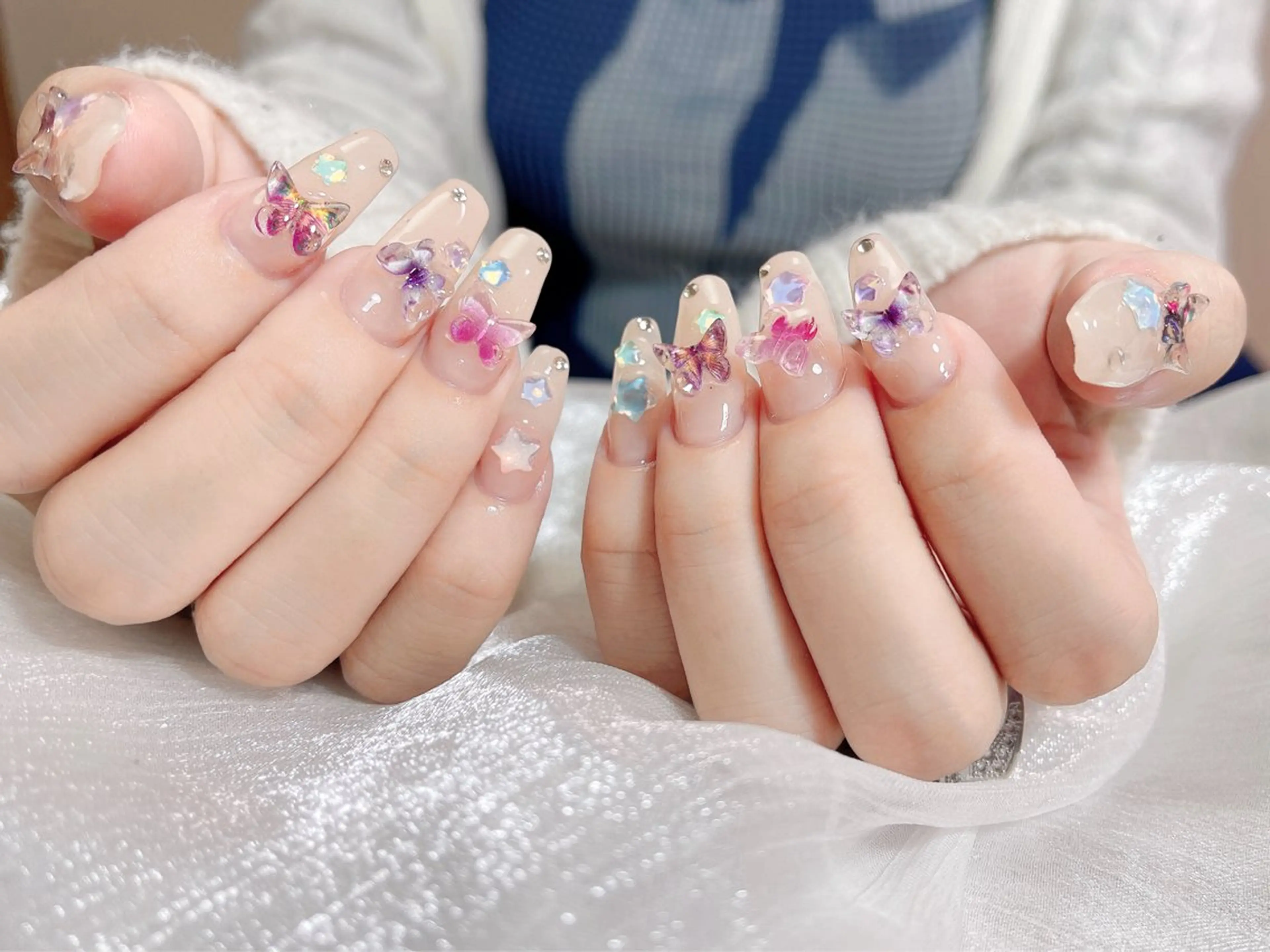 ネイル ハンドネイル 🎀ネイルサロン エクラYUI🎀のネイルデザイン