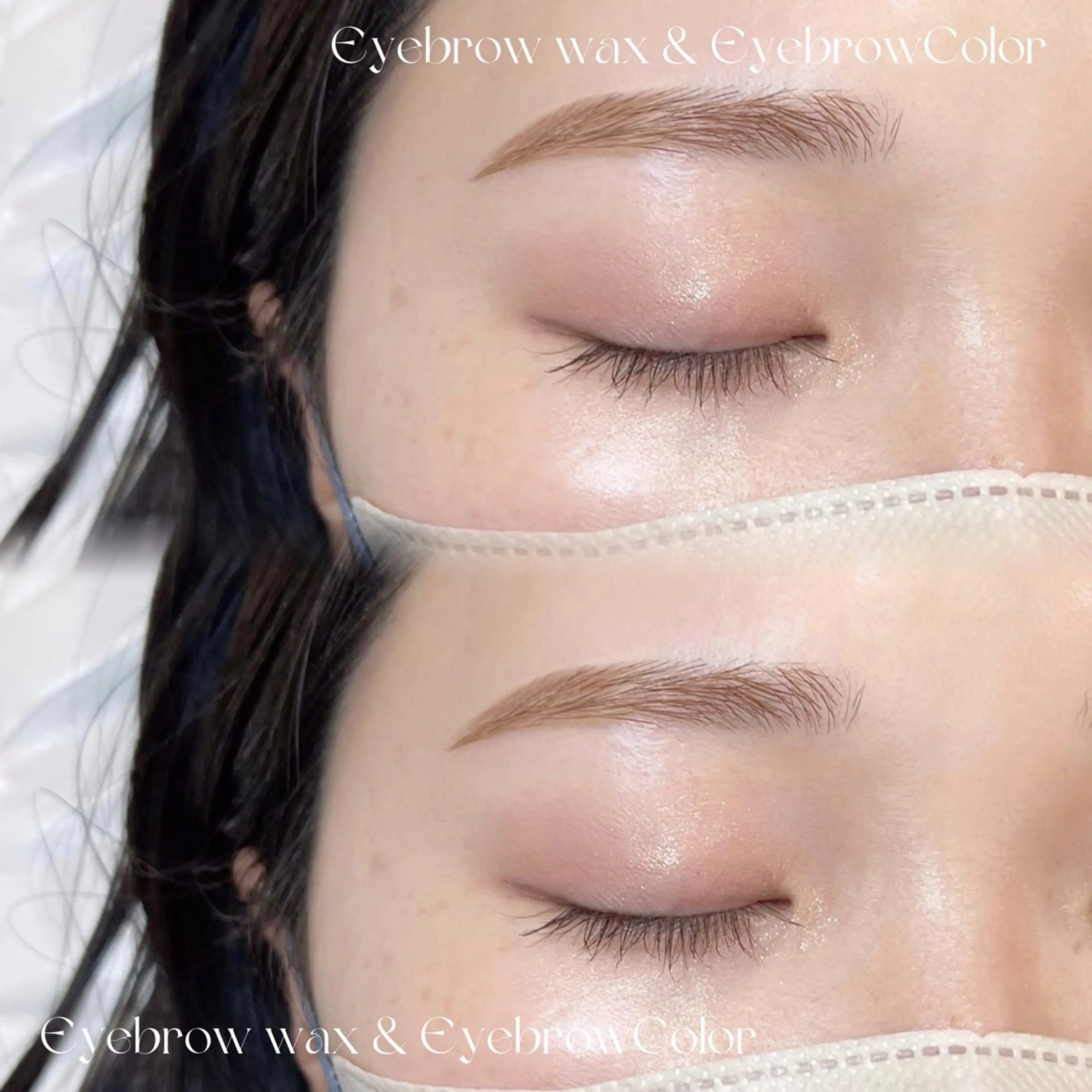 アイブロウ 眉毛ワックス脱毛 似合わせ眉毛まつげ✦ haruna⟡⁺.のマツエク・マツパデザイン