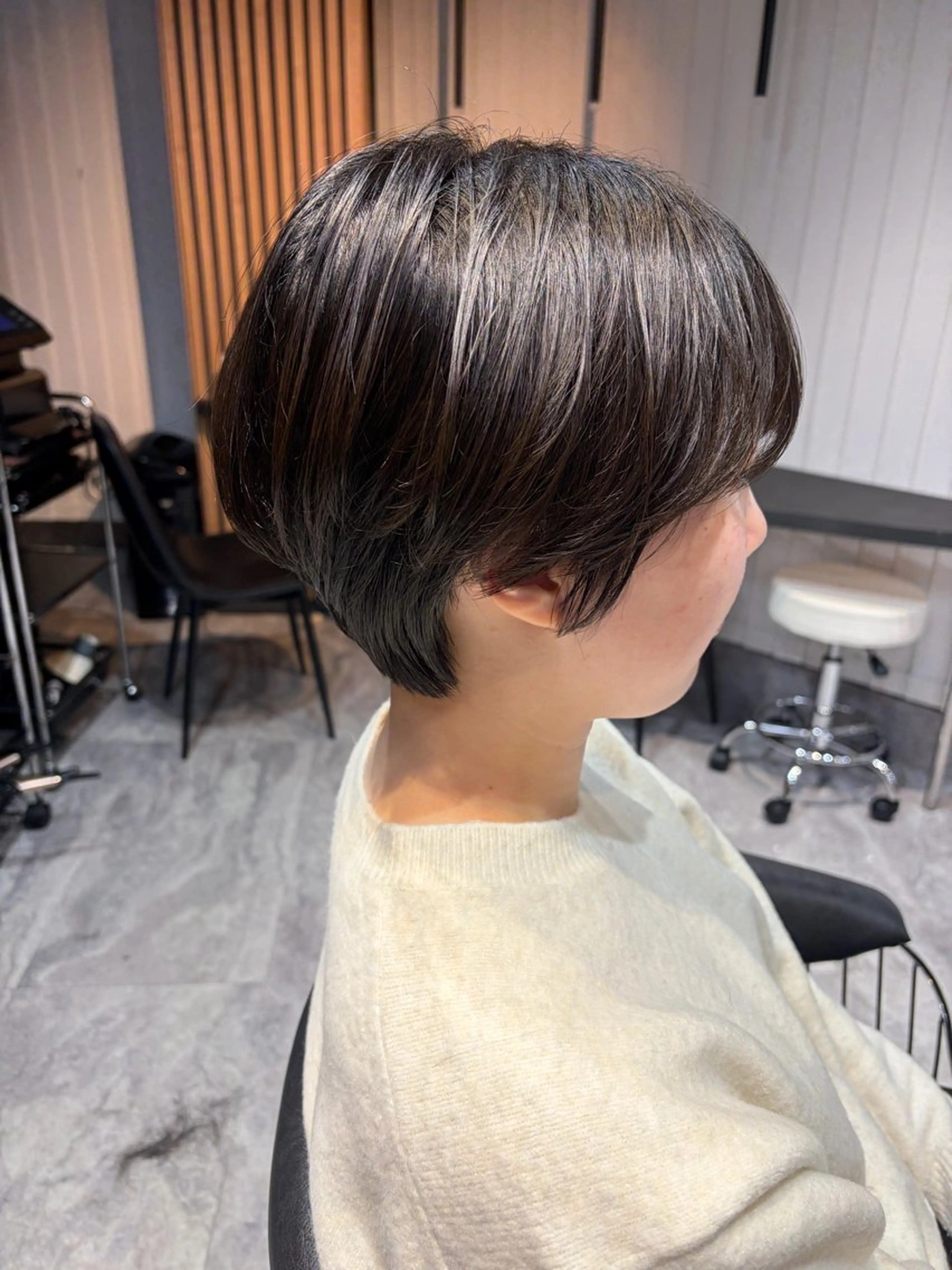 ショート 🩶無料カットモデル 🩶銀座/akaneのヘアスタイル