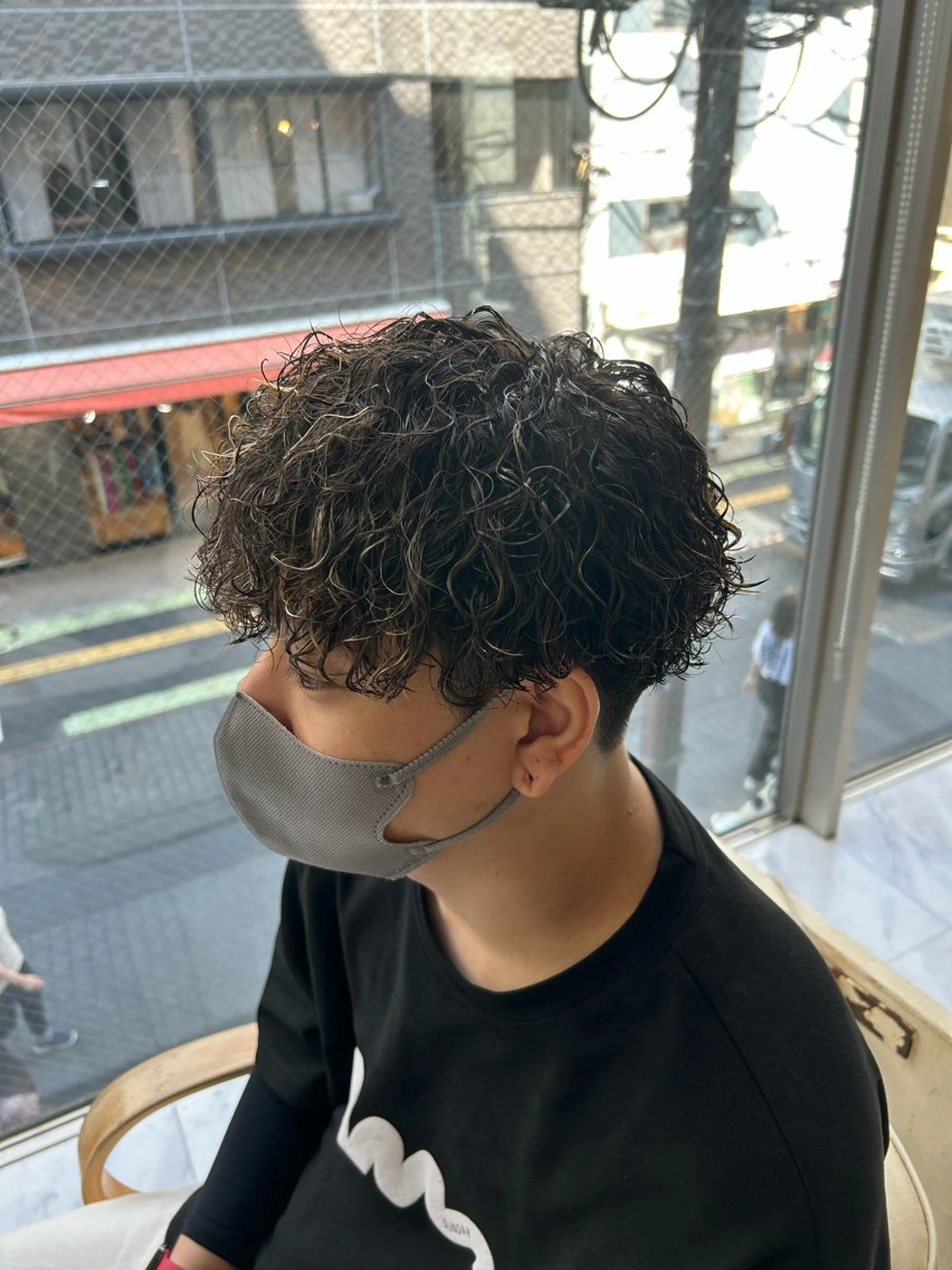 ショート パーマ メンズ メンズパーマ ツイストスパイラルパーマ スパイラルパーマ メンズパーマ 💈後閑和真💈のヘアスタイル