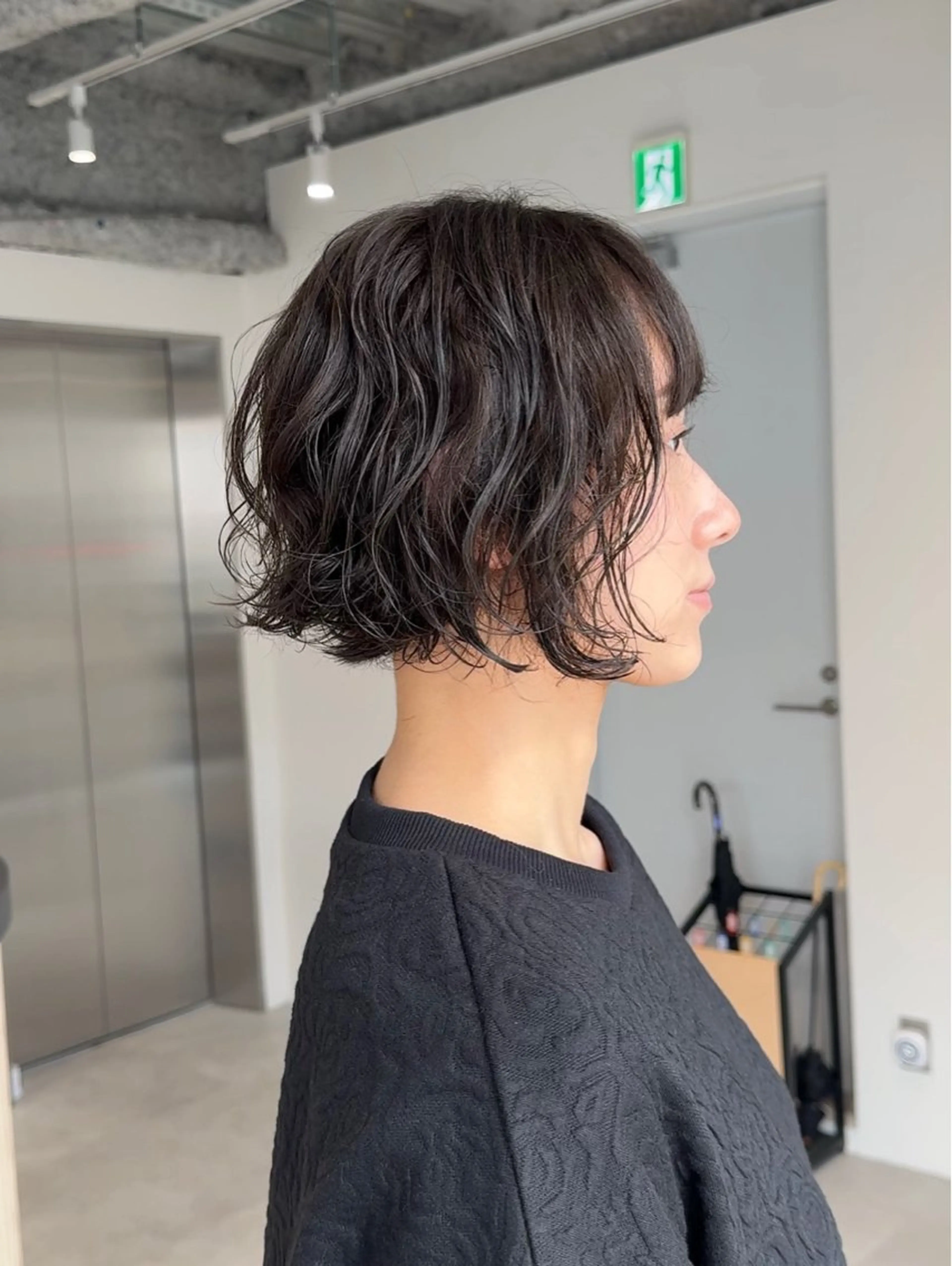 ショート ボブ くせ毛 SNSモニター募集！ くせ毛特化/大村のヘアスタイル