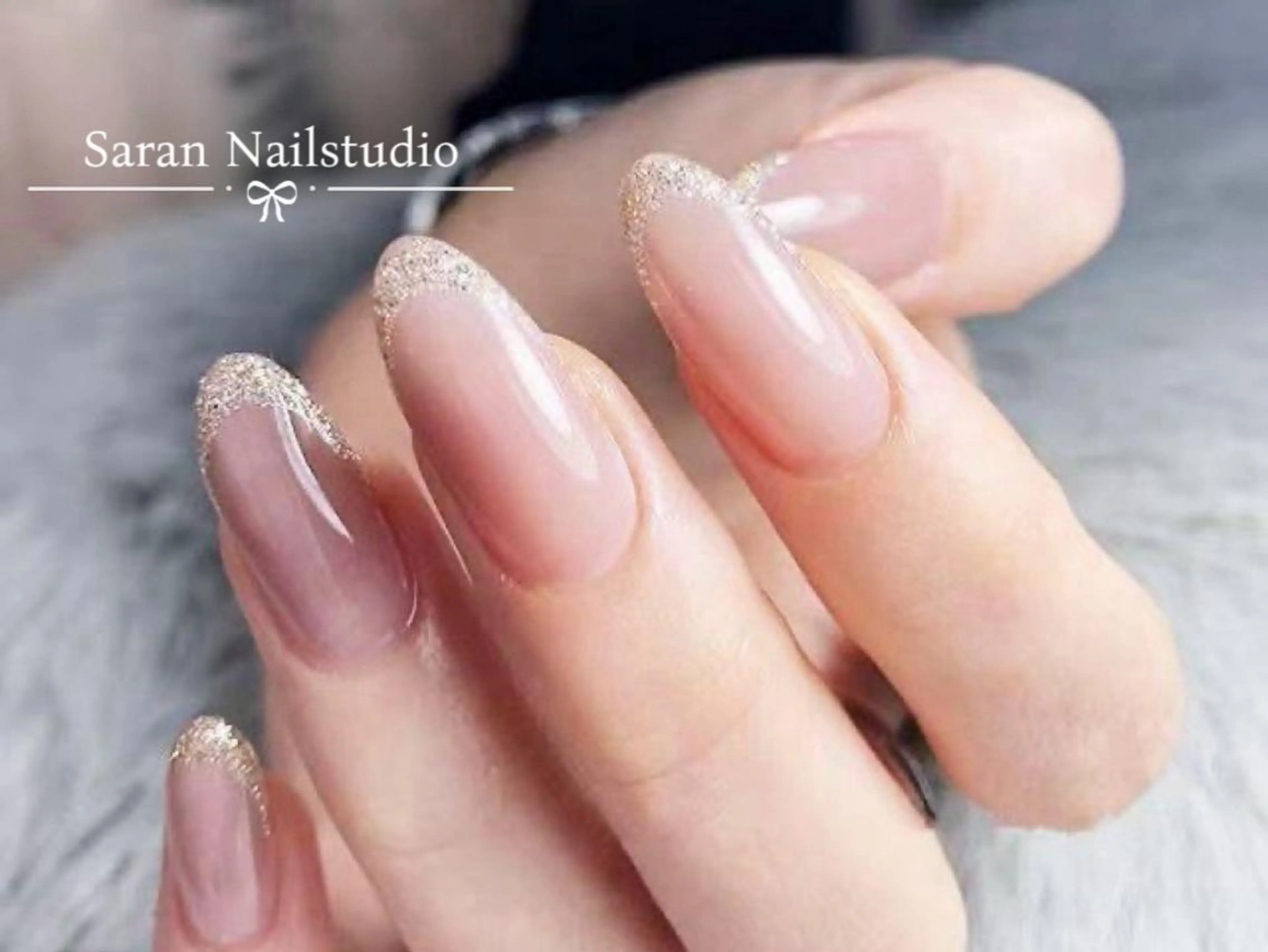 ネイル チークネイル 長さ出し フットネイル フレンチネイル ジェルネイル Saran Nailstudioのネイルデザイン