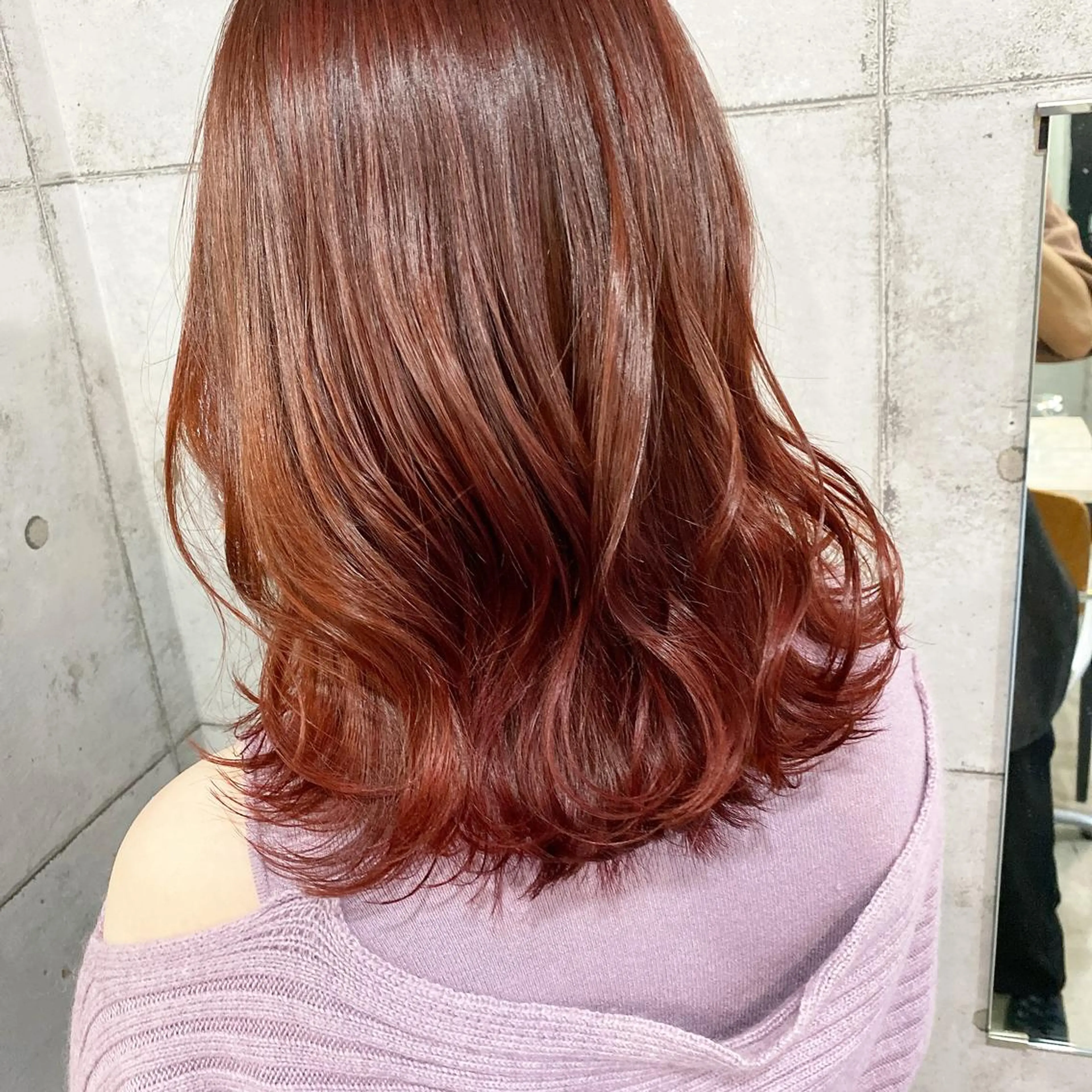 ミディアム 髪質改善 艶カラー💎 髪質改善🎈アトワのヘアスタイル