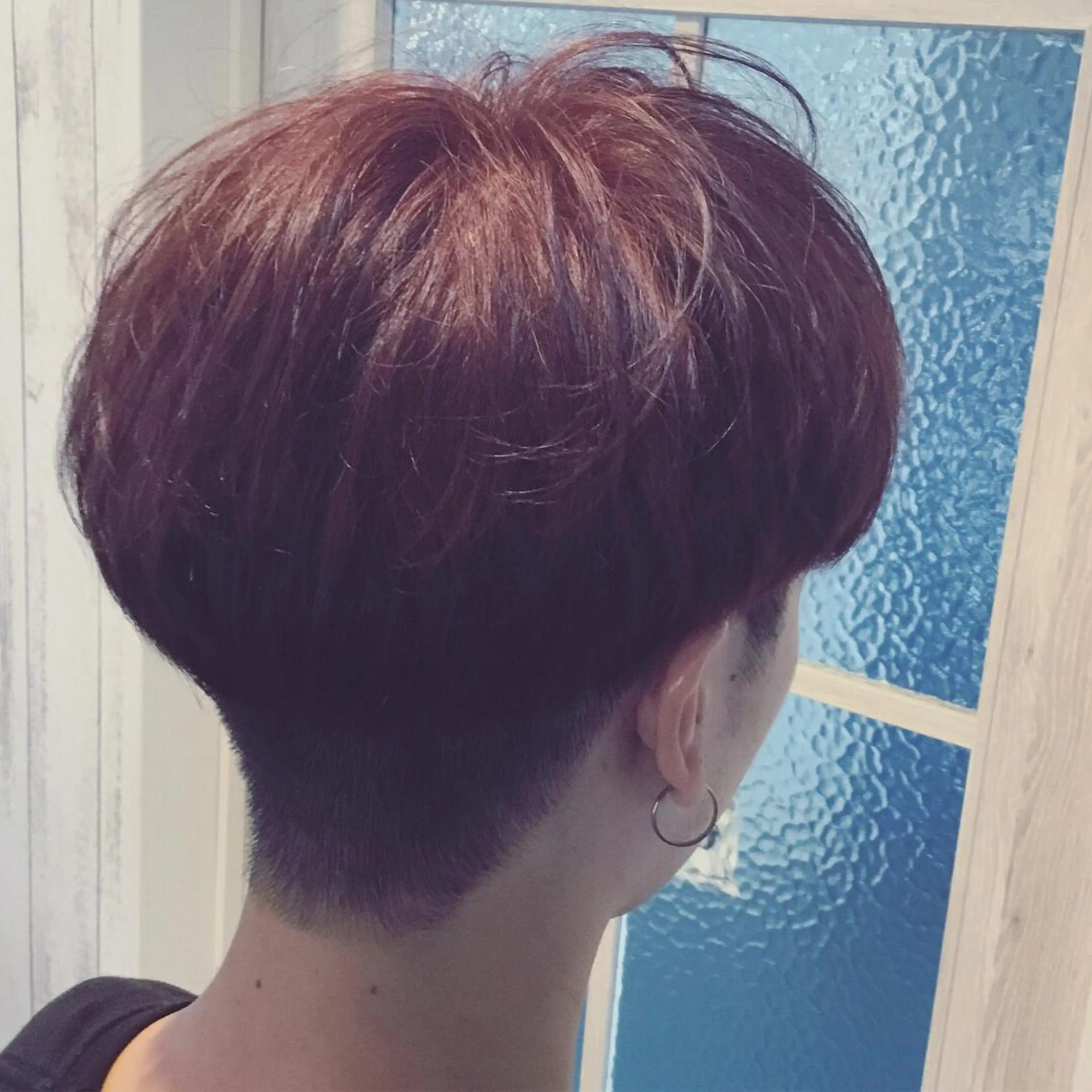 ショート カラー 金崎 新吾のヘアスタイル