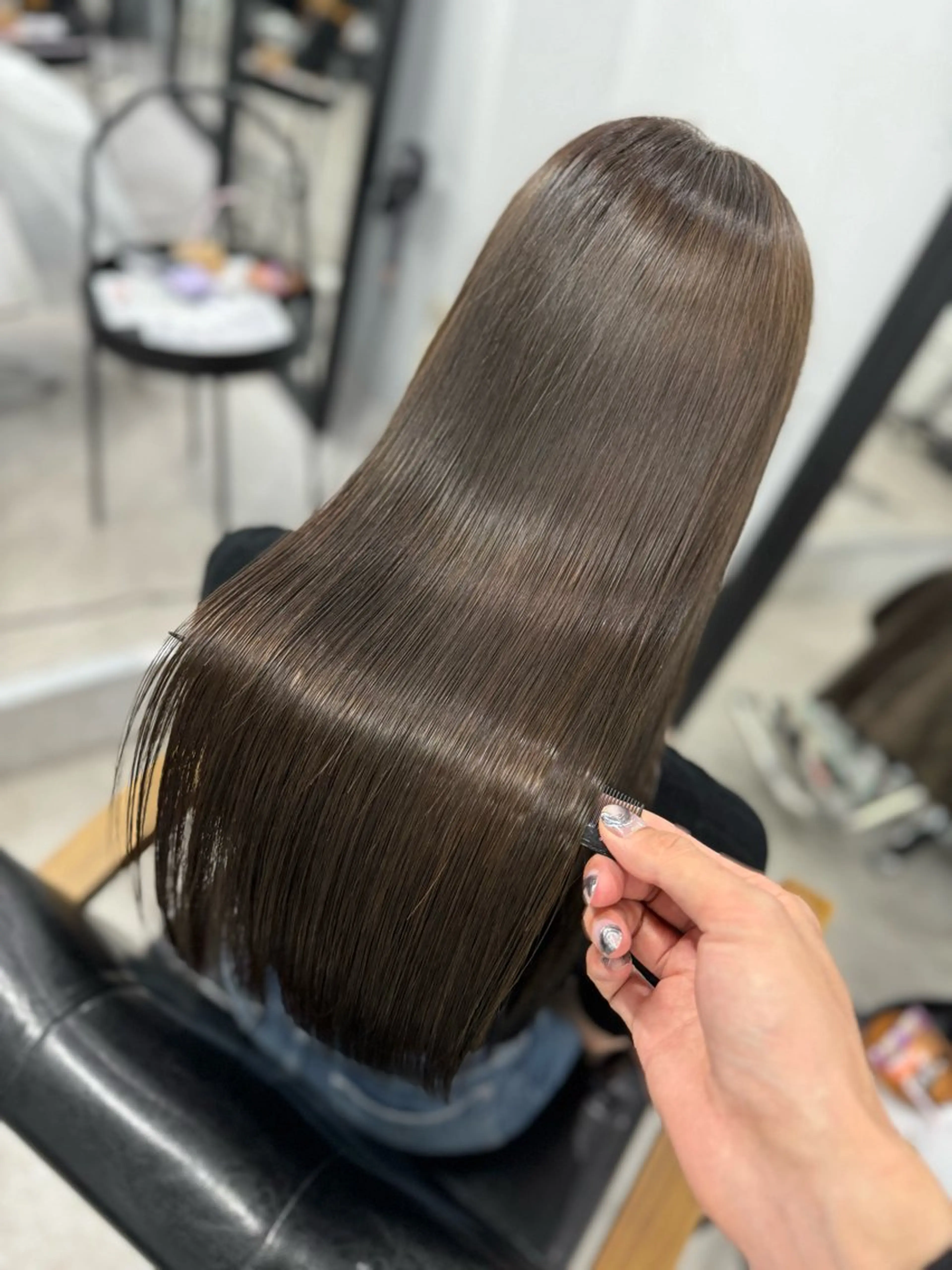 ⭐️後輩アシスタントの練習モデル⭐️髪質改善ストレートエステ ¥28,050→¥9,500の写真