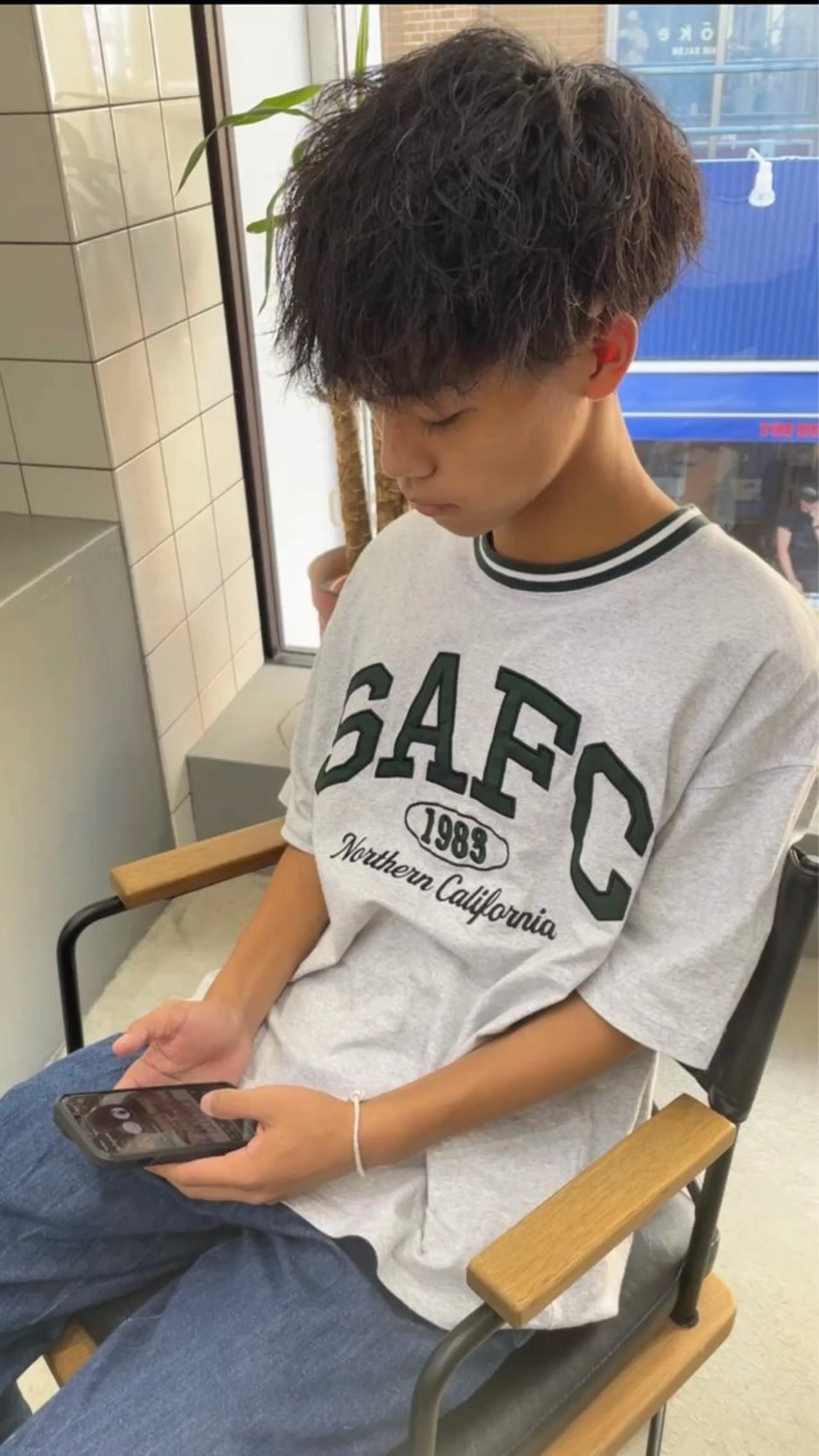 ショート パーマ メンズ メンズ専門サロン wokeのヘアスタイル