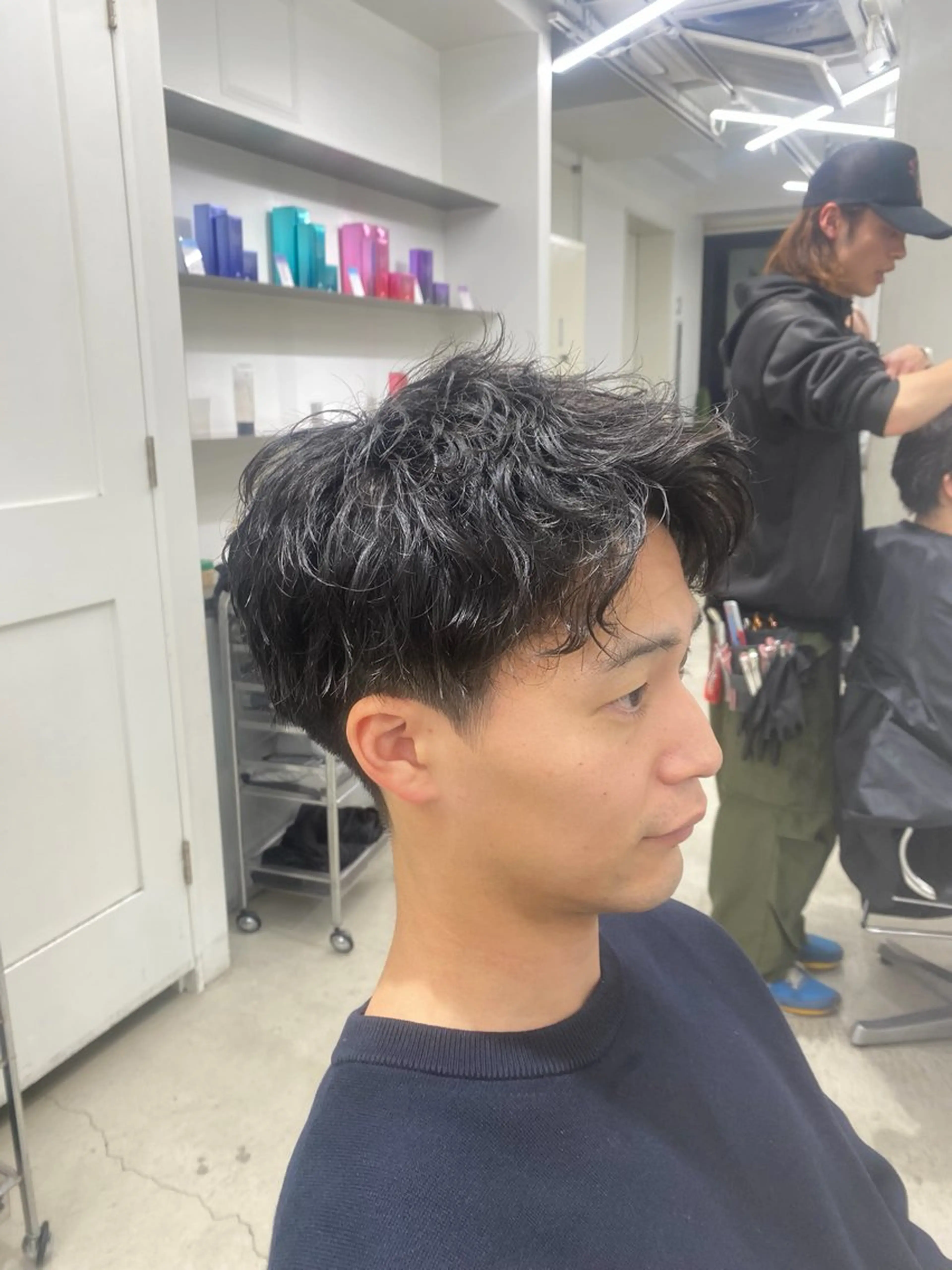 カラー パーマ メンズ カット パーマ fifthメンズ パーマ/SEIYAのヘアスタイル