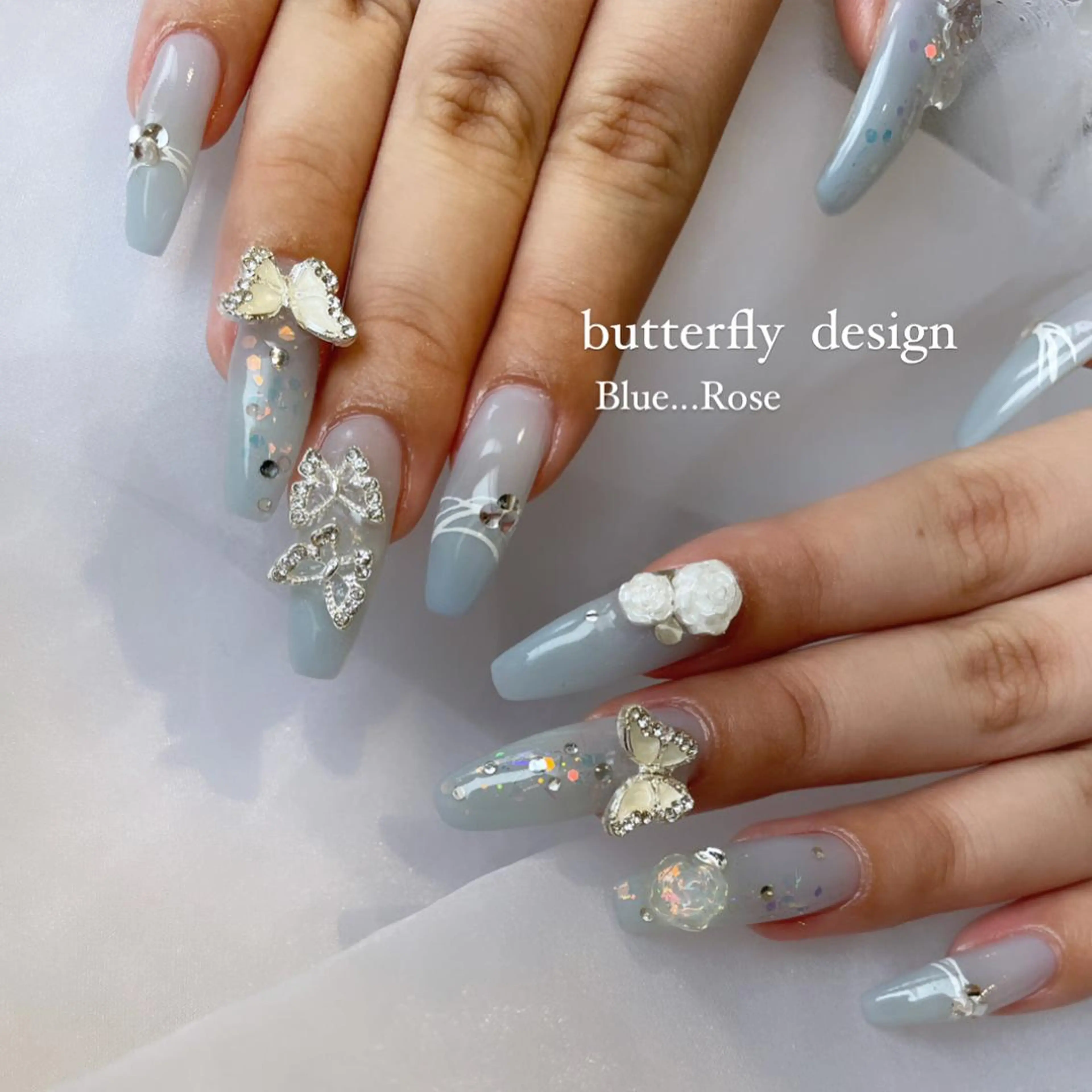 ロング ネイル nail salon neigeのネイルデザイン