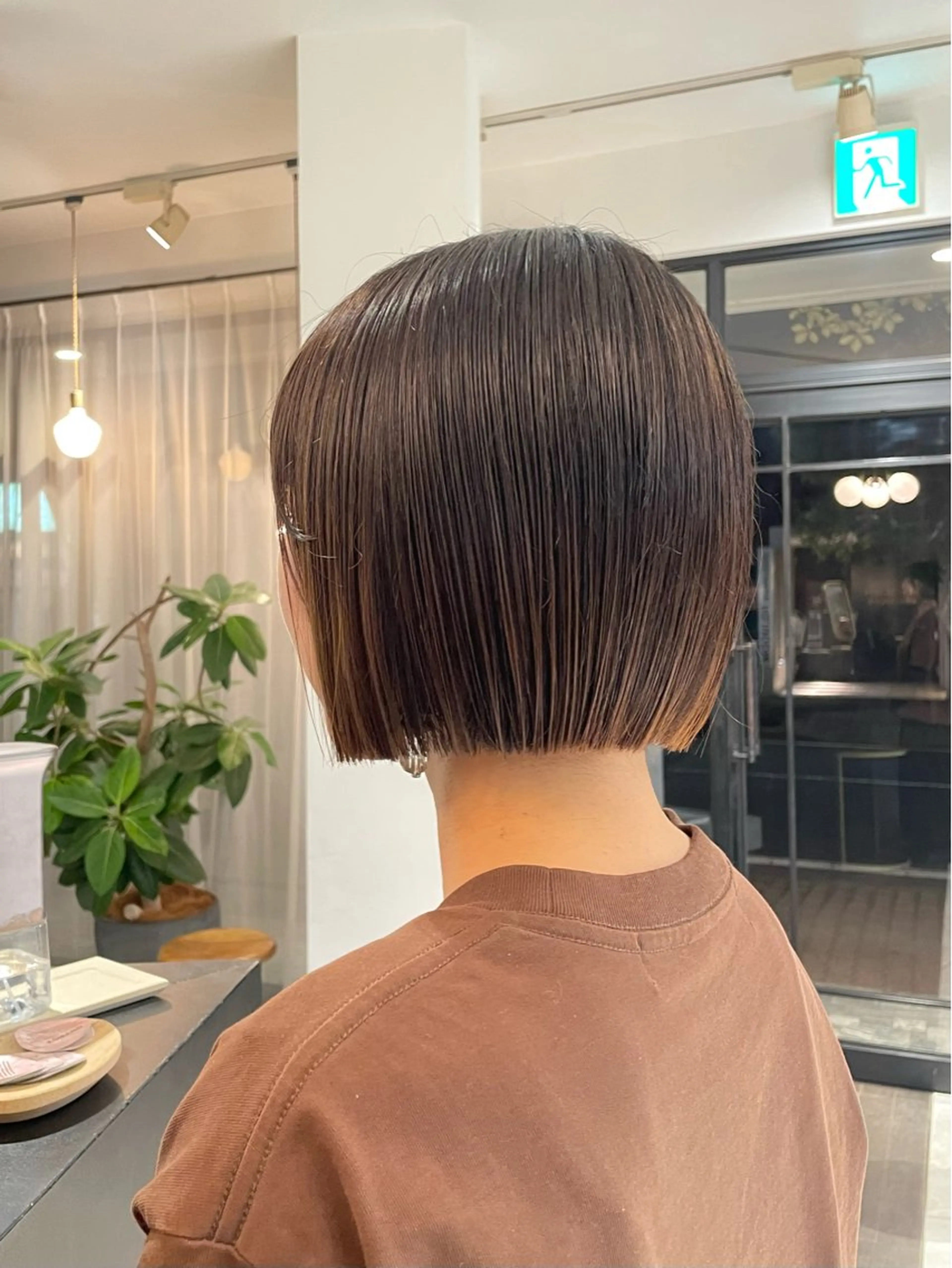 ショート ボブ 西野 優夏のヘアスタイル
