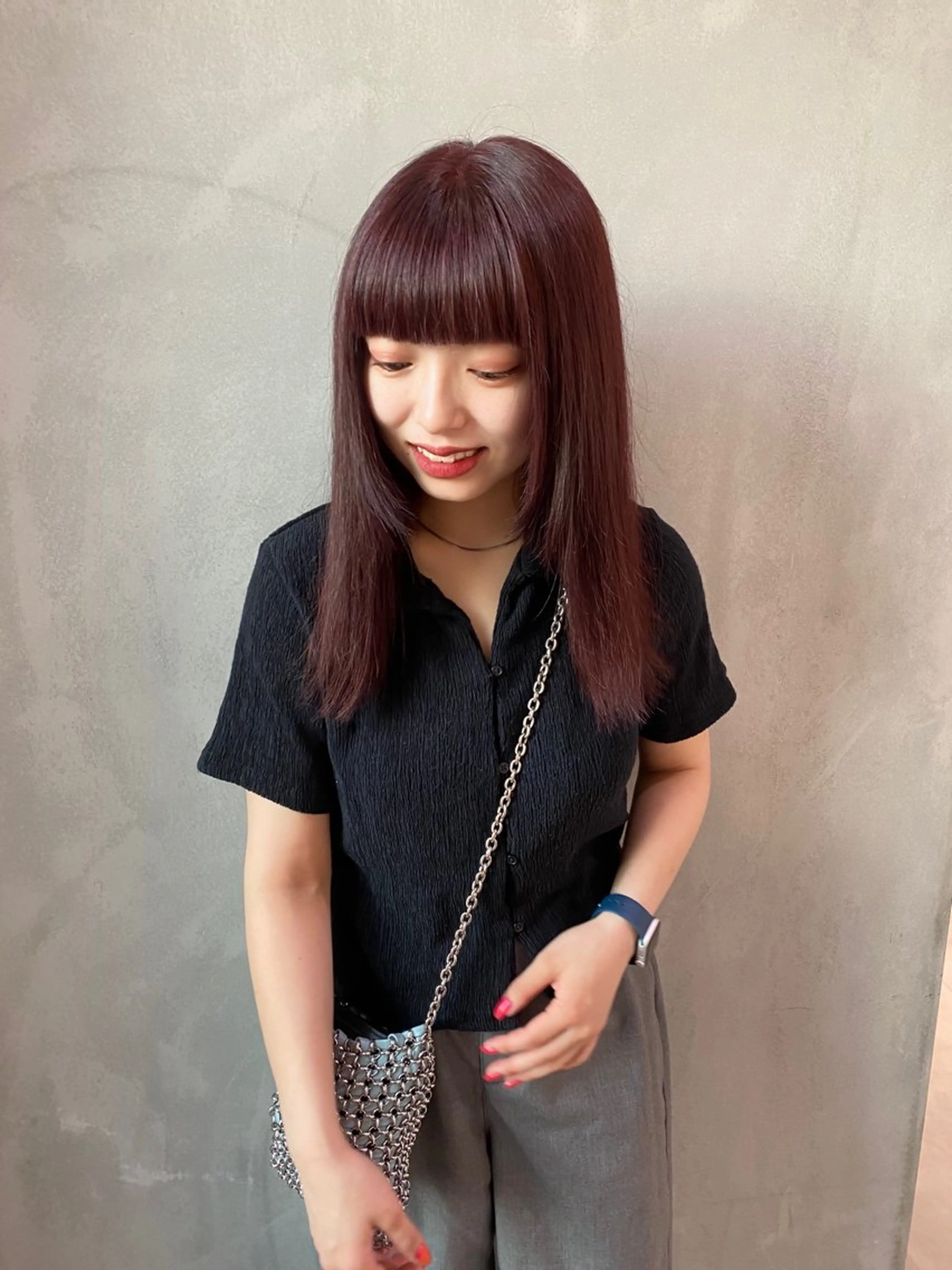 ロング いとう ほのかのヘアスタイル