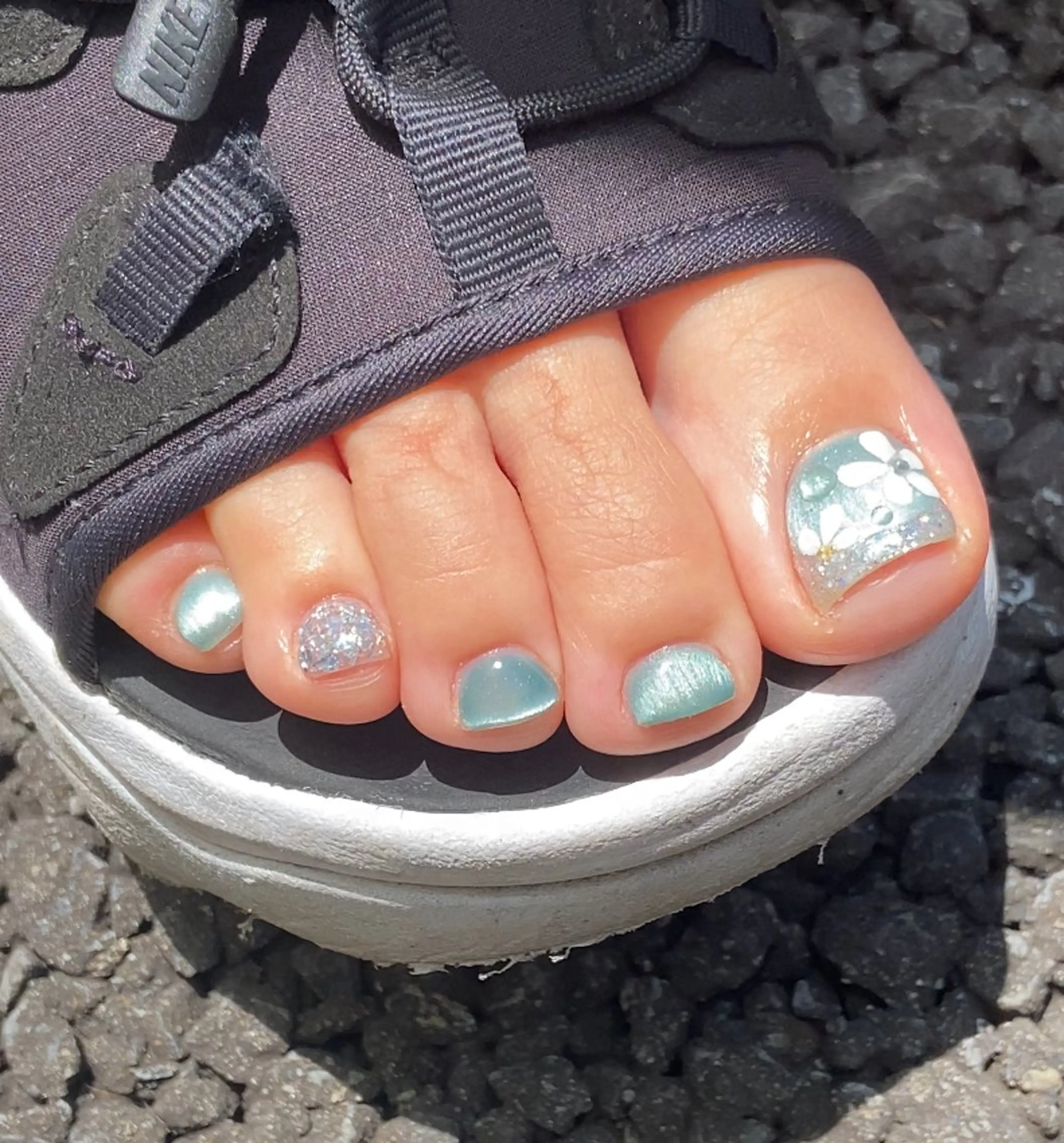 ネイル フットネイル マグネットネイル HandSnail自宅サロン所属・HandSnail 座間自宅ネイルサロンのネイルデザイン
