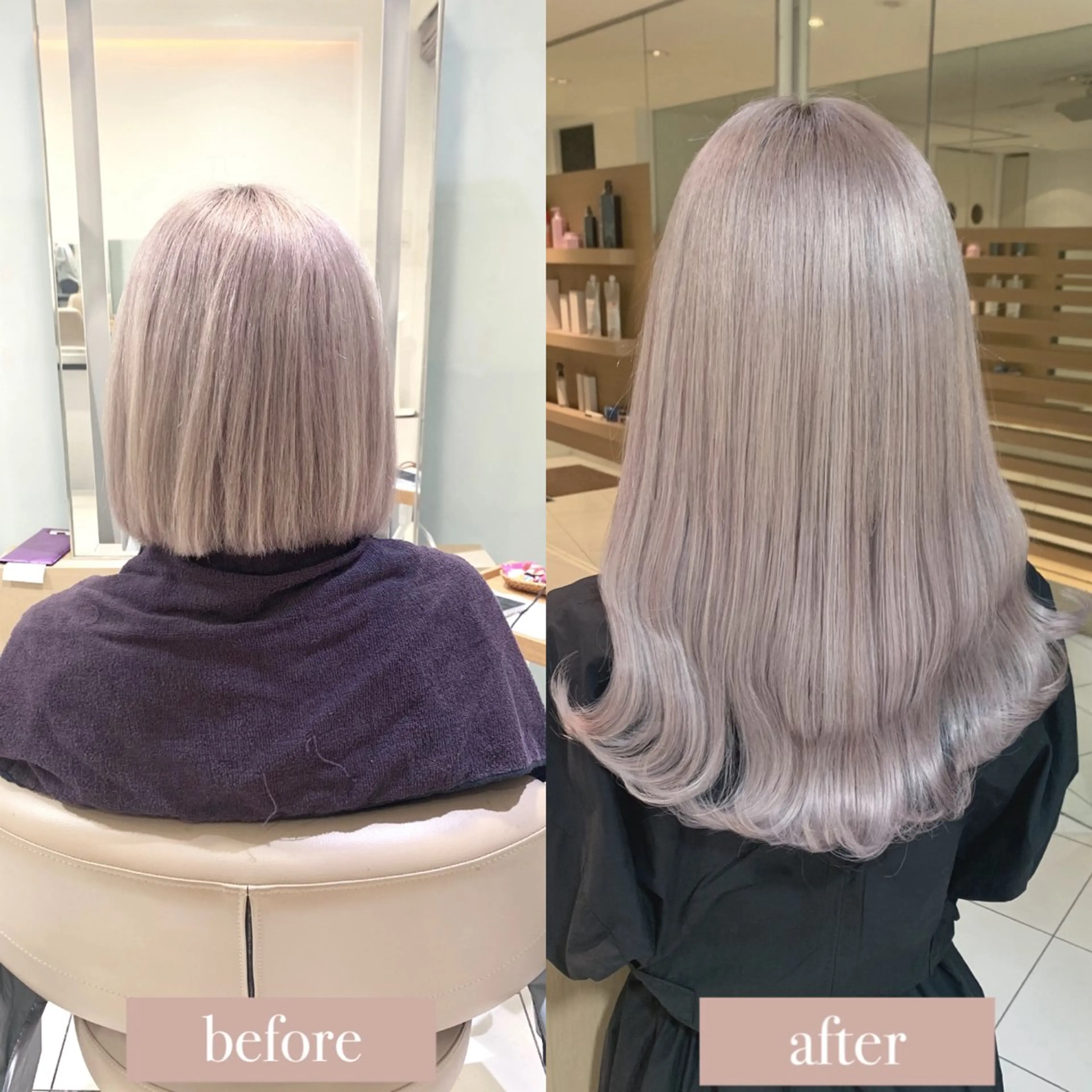 ロング エクステ 髪質改善/縮毛 矯正/金川 柊斗のヘアスタイル