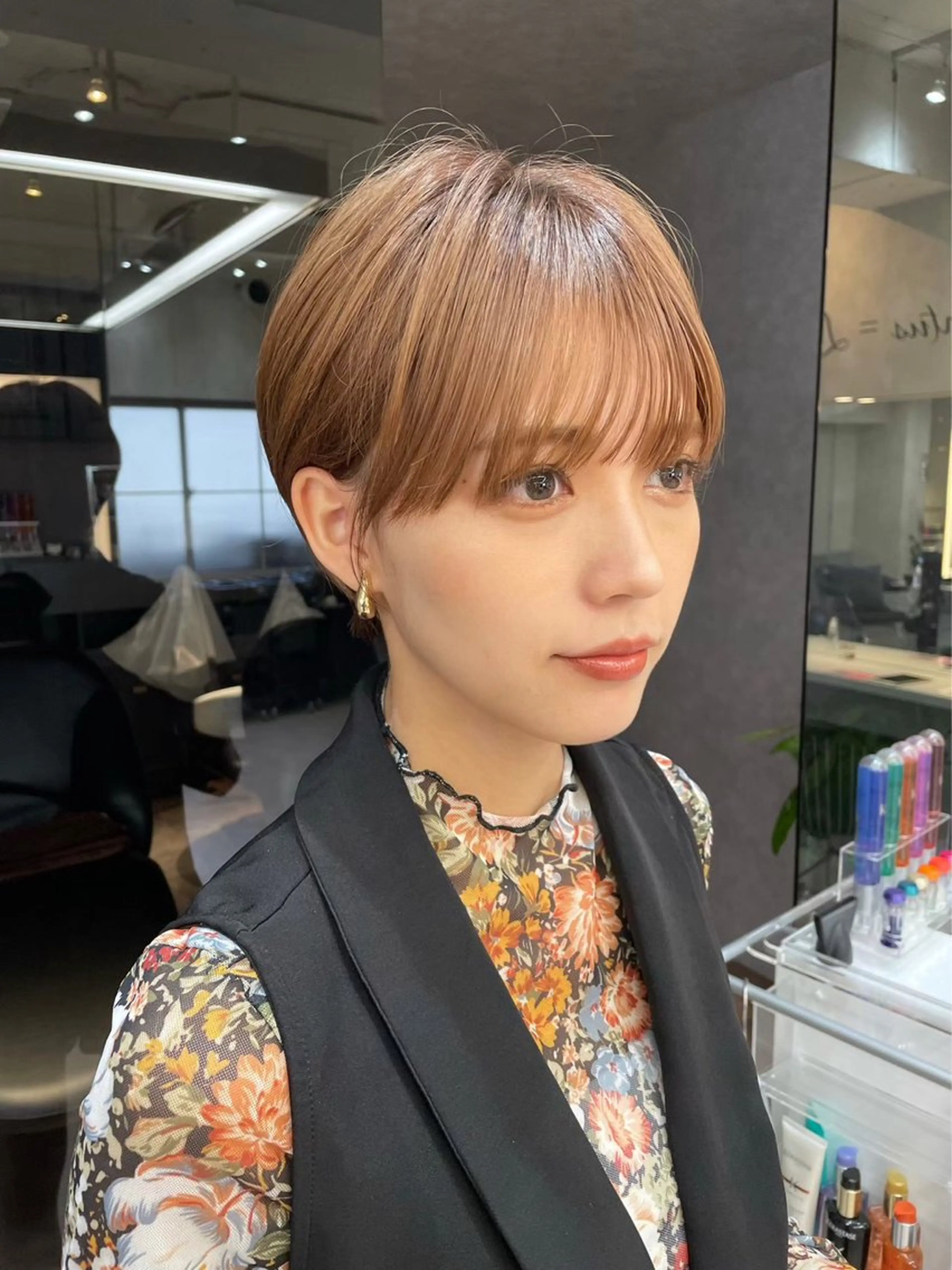 ショート パーマ カット 縮毛矯正 トリートメント 美髪❣️縮毛矯正/ 髪質改善✨/山本のヘアスタイル