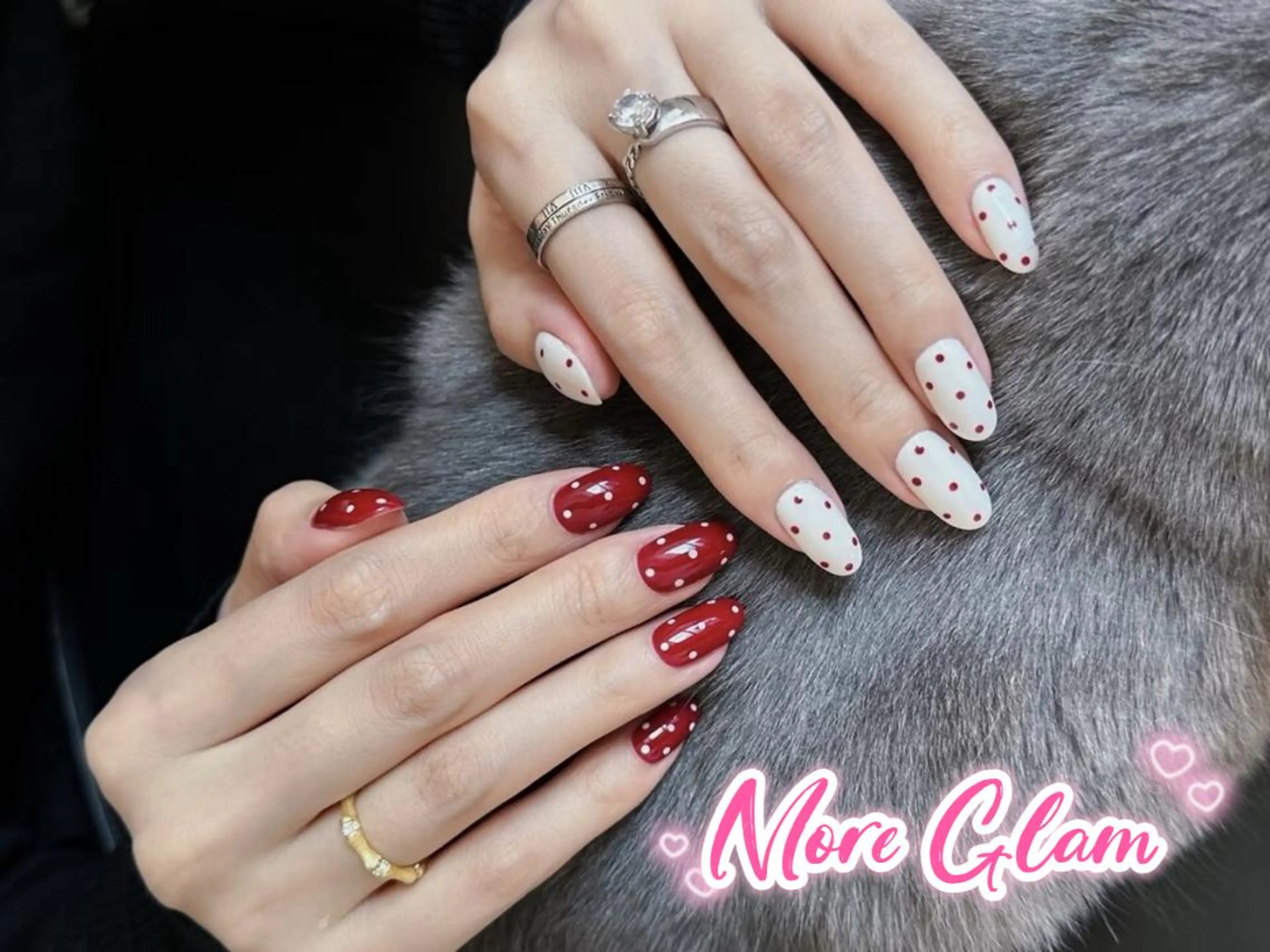 ネイル 長さ出し フットネイル フレンチネイル ジェルネイル ガラスフレンチ MoreGlam Nailsのネイルデザイン