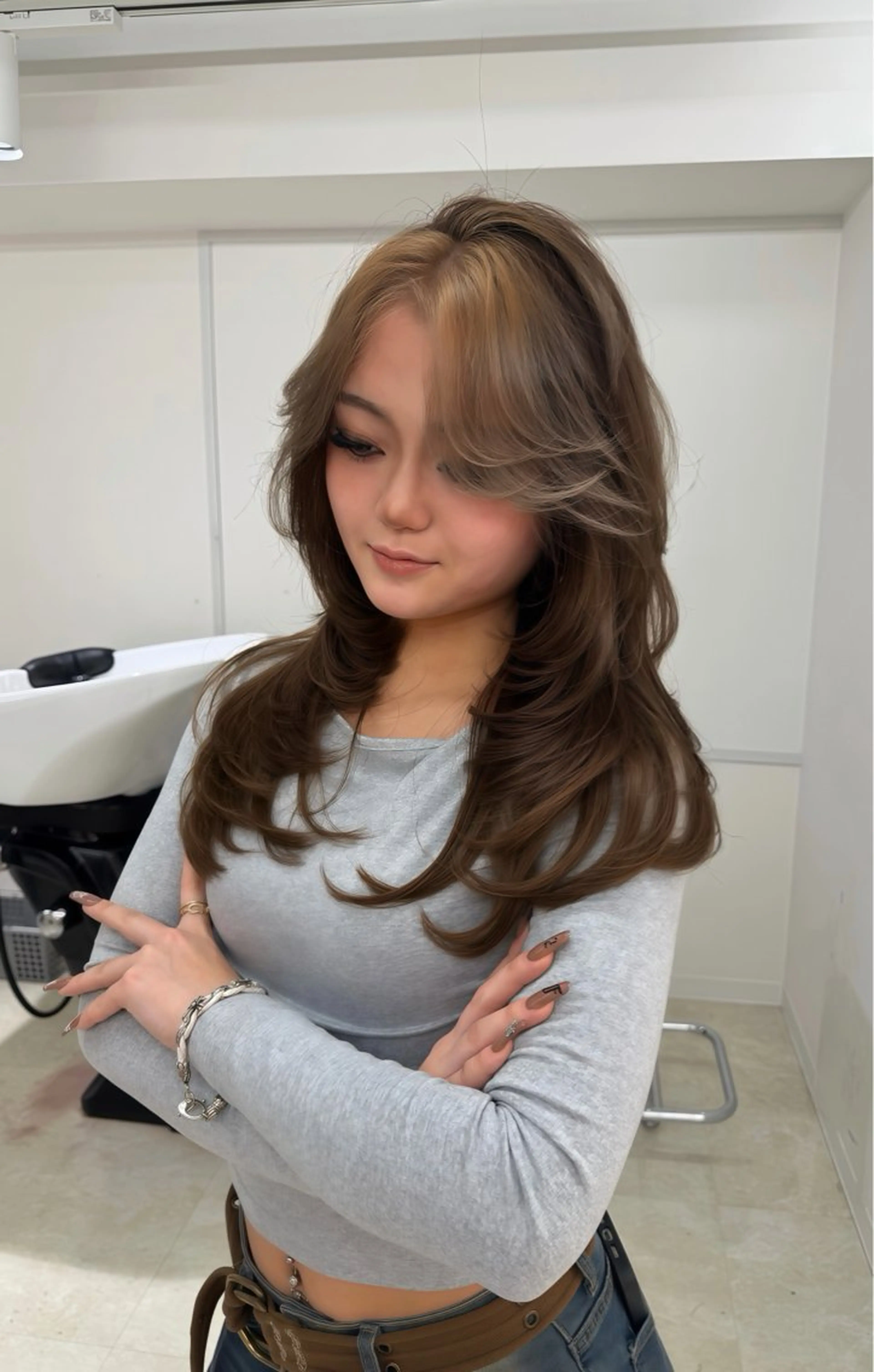 ロング ヘアカラー YOLO所属・SHINO 渋谷/海外ヘア✨️のヘアスタイル