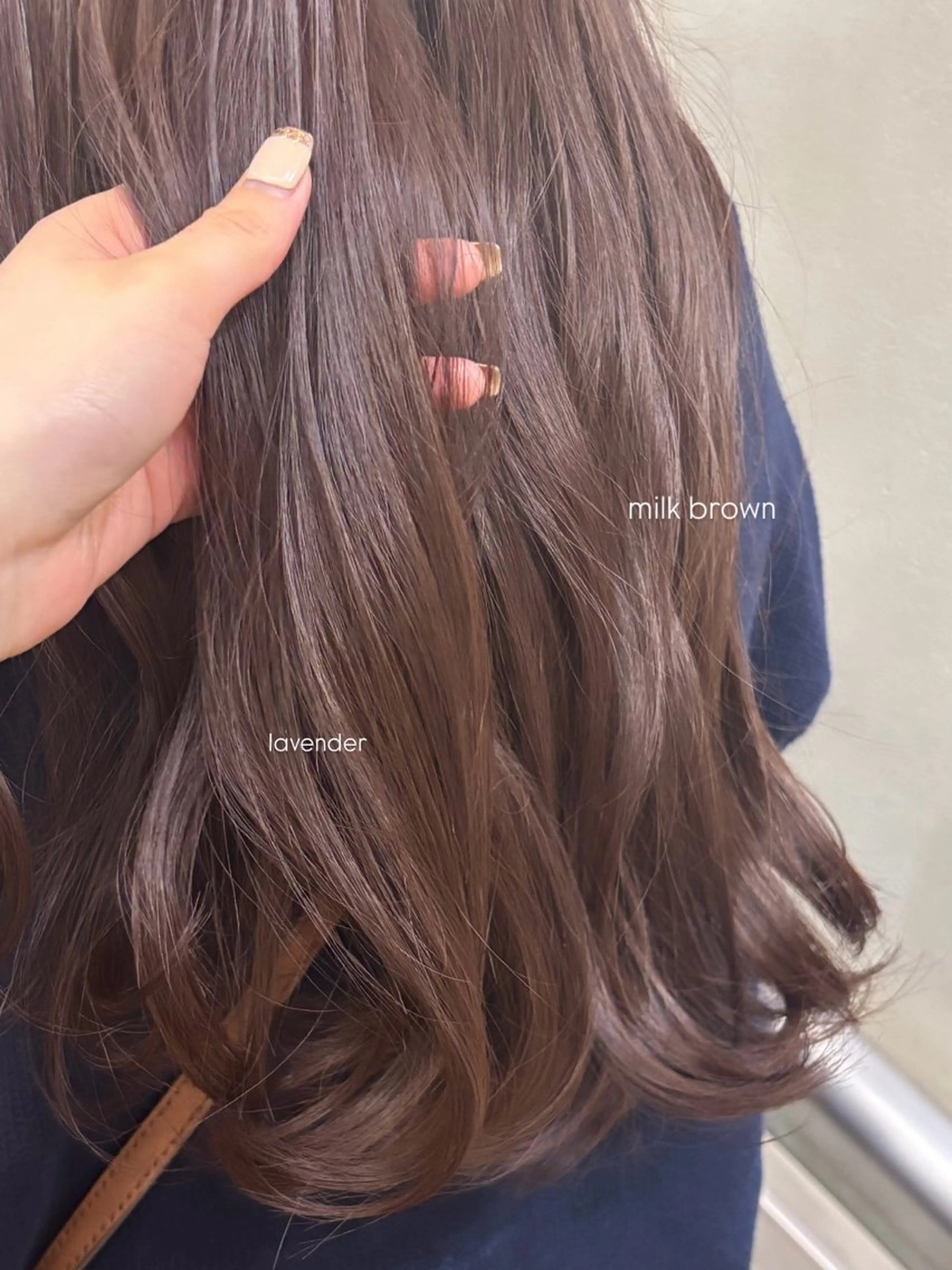 ロング カラー ラベンダーカラー ヘアカラー トリートメント コトノ /透明感カラー🧡のヘアスタイル