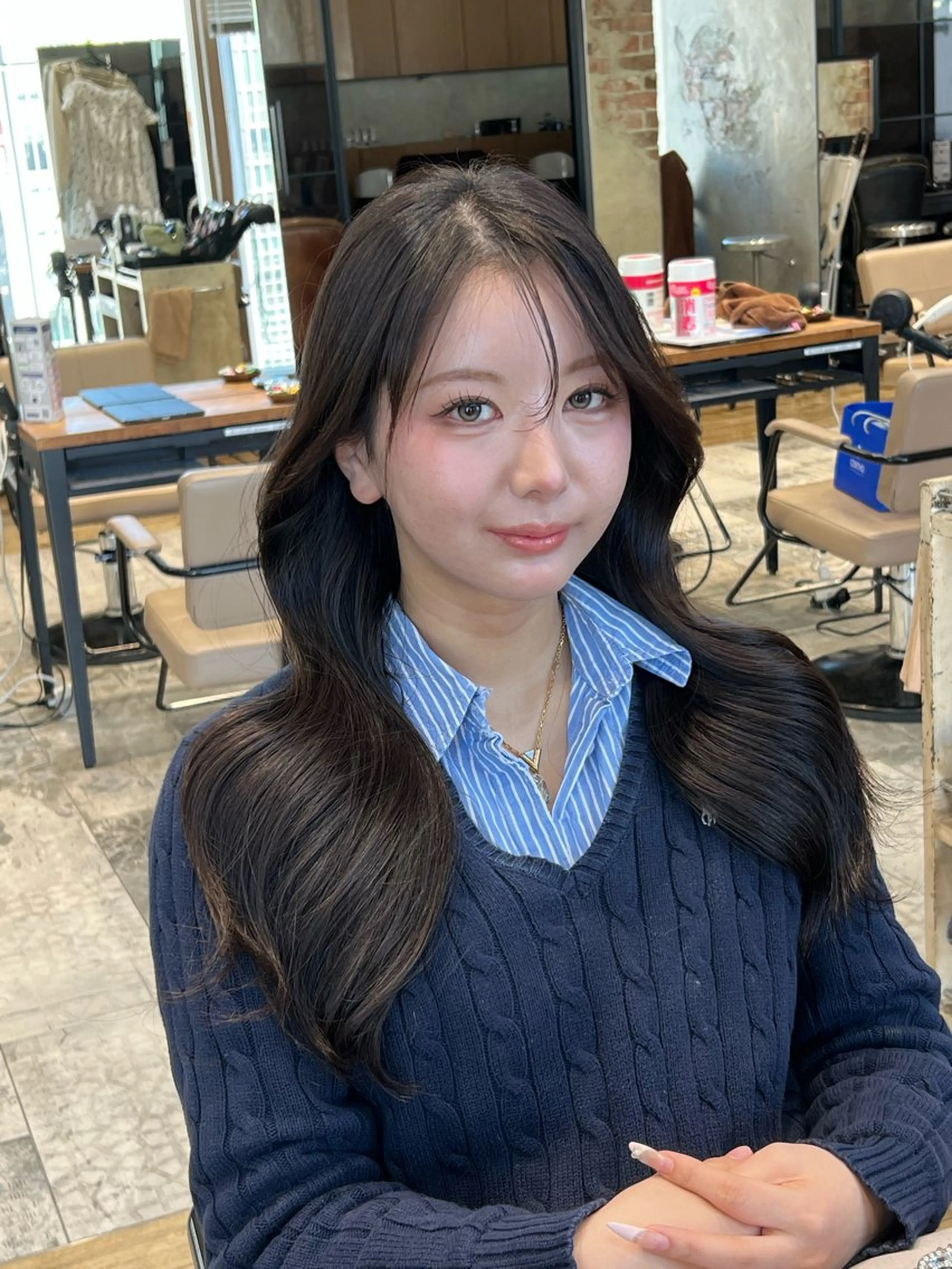 ロング ヘアアレンジ ヨシンモリ ヘアセット AFLOAT RUVUA Smart Salon所属・韓国ヘア🎀/ツヤ髪 /アレンジ/めぐみのヘアスタイル