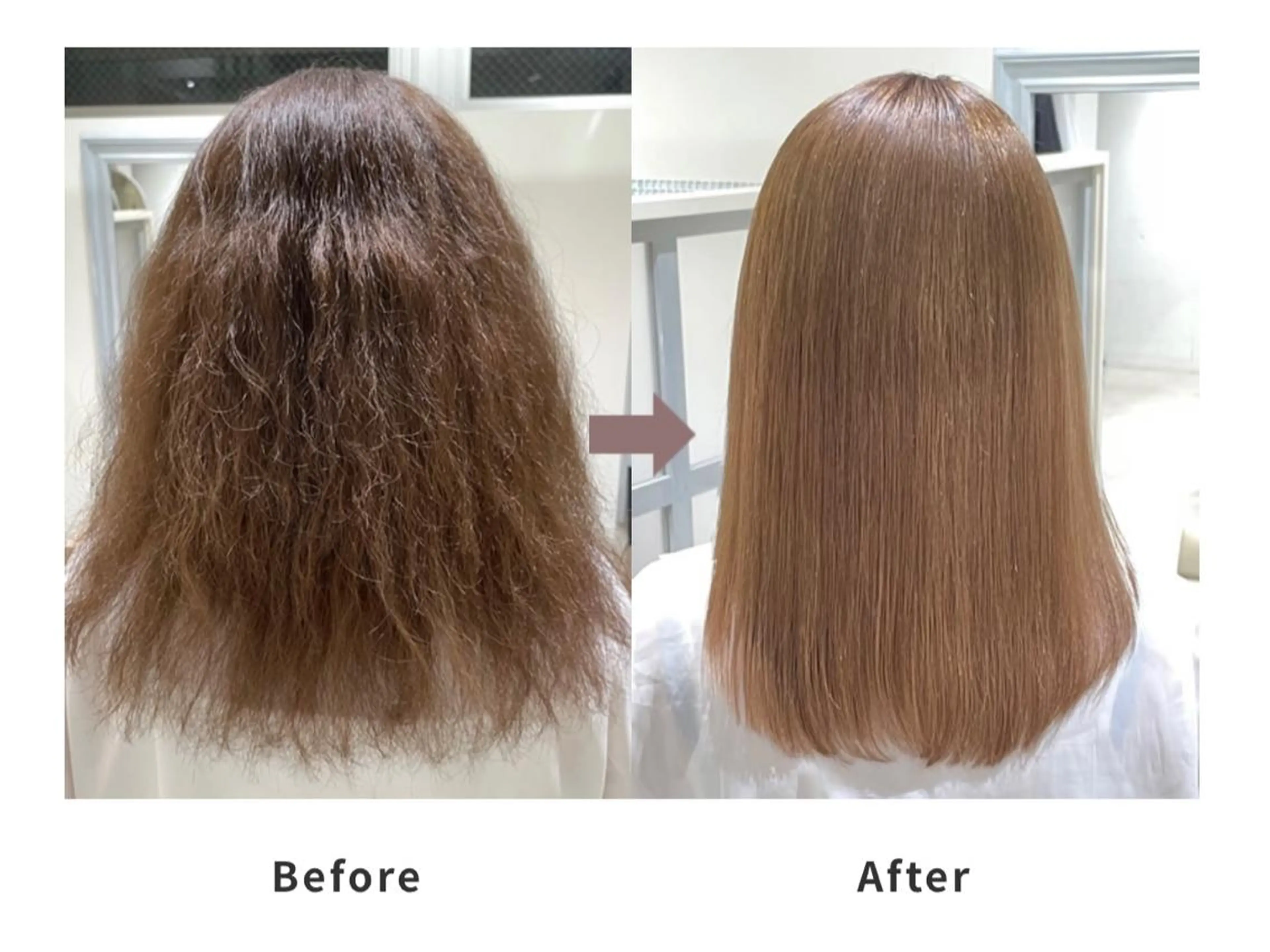 ミディアム 髪質改善 縮毛矯正 縮毛矯正⭐️ TAKAHIROのヘアスタイル