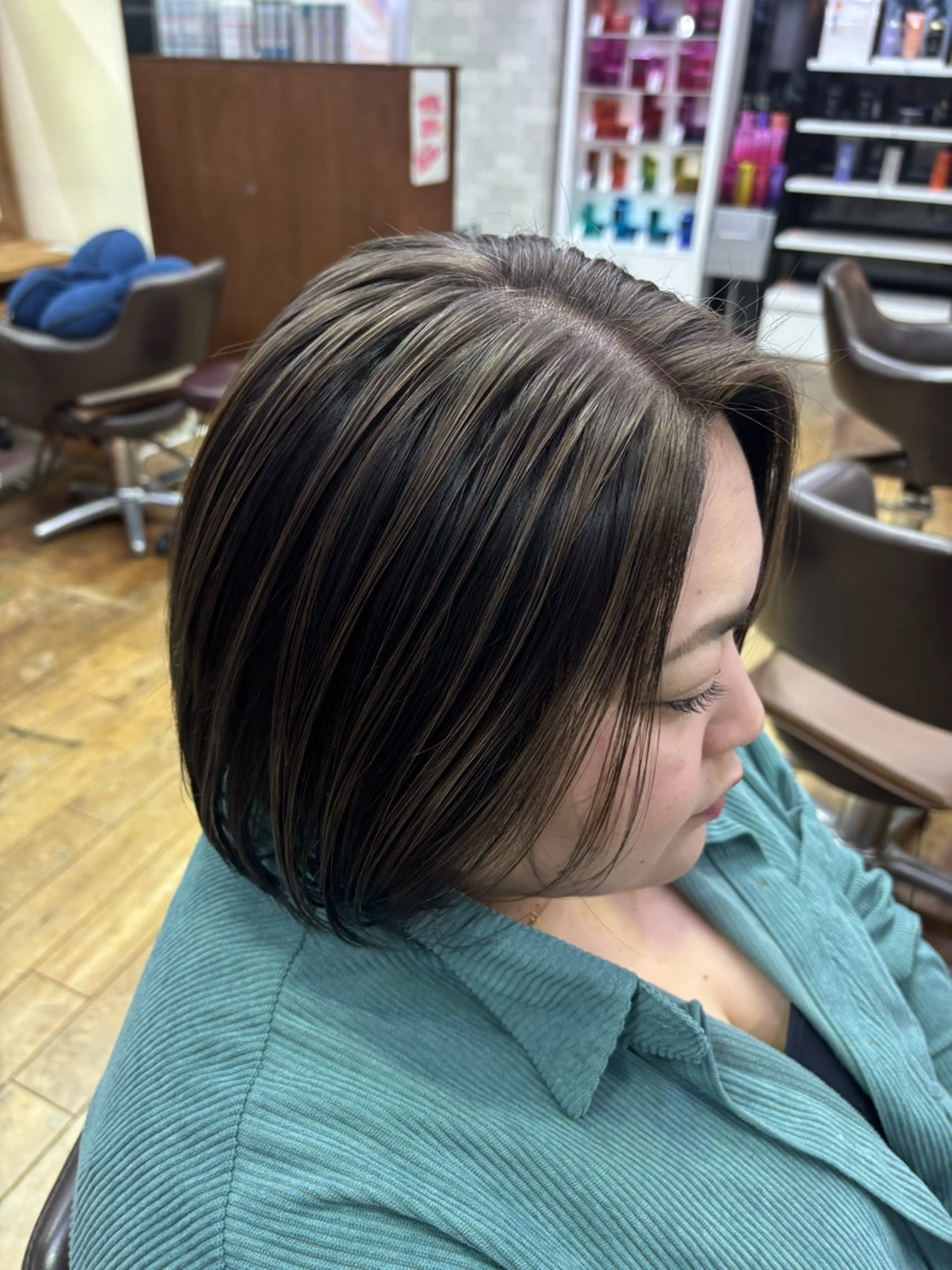 ミディアム 為谷莉世/ハイトーン /大宮のヘアスタイル