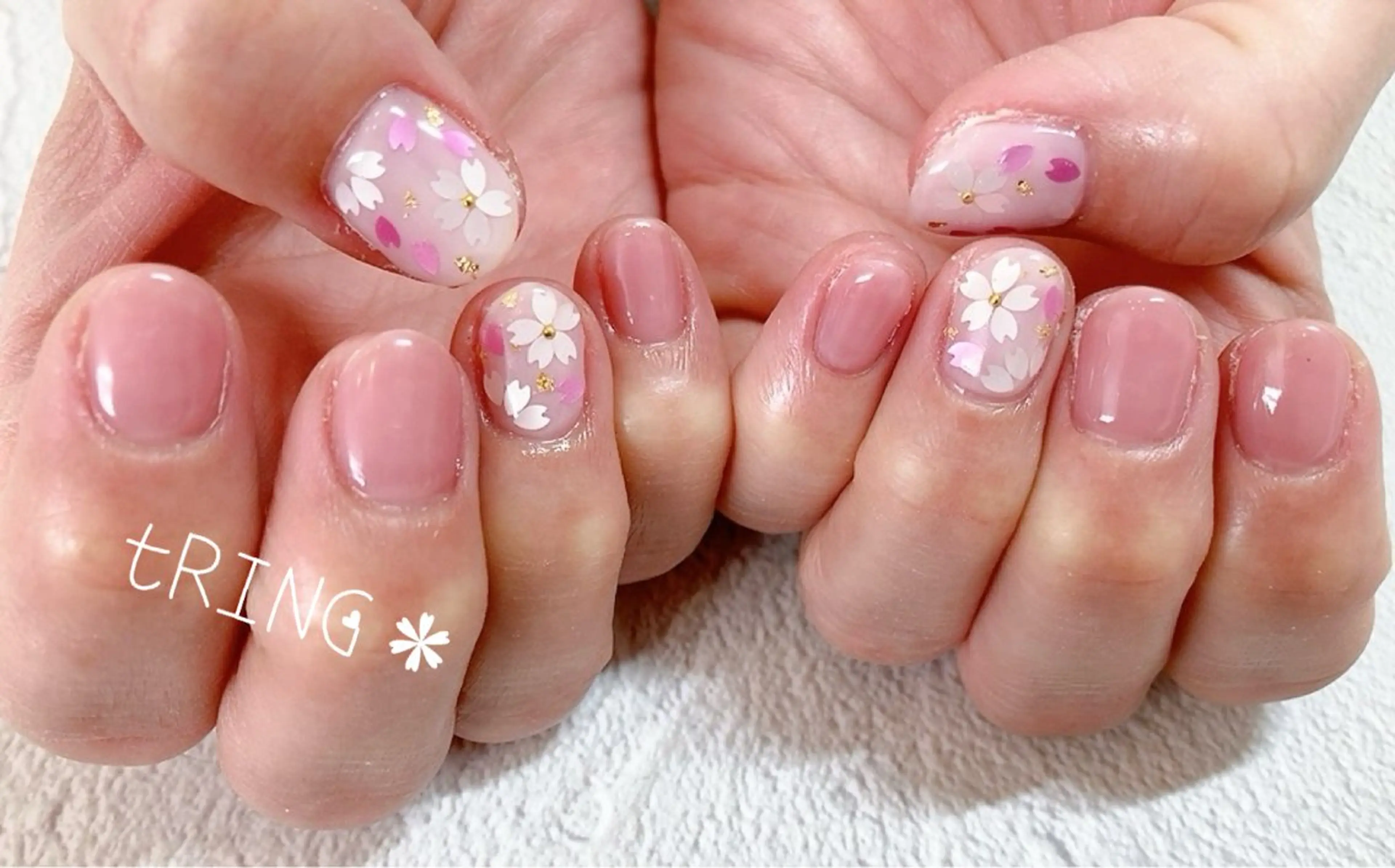 ネイル ハンドネイル tRING* しいの木台のネイルデザイン