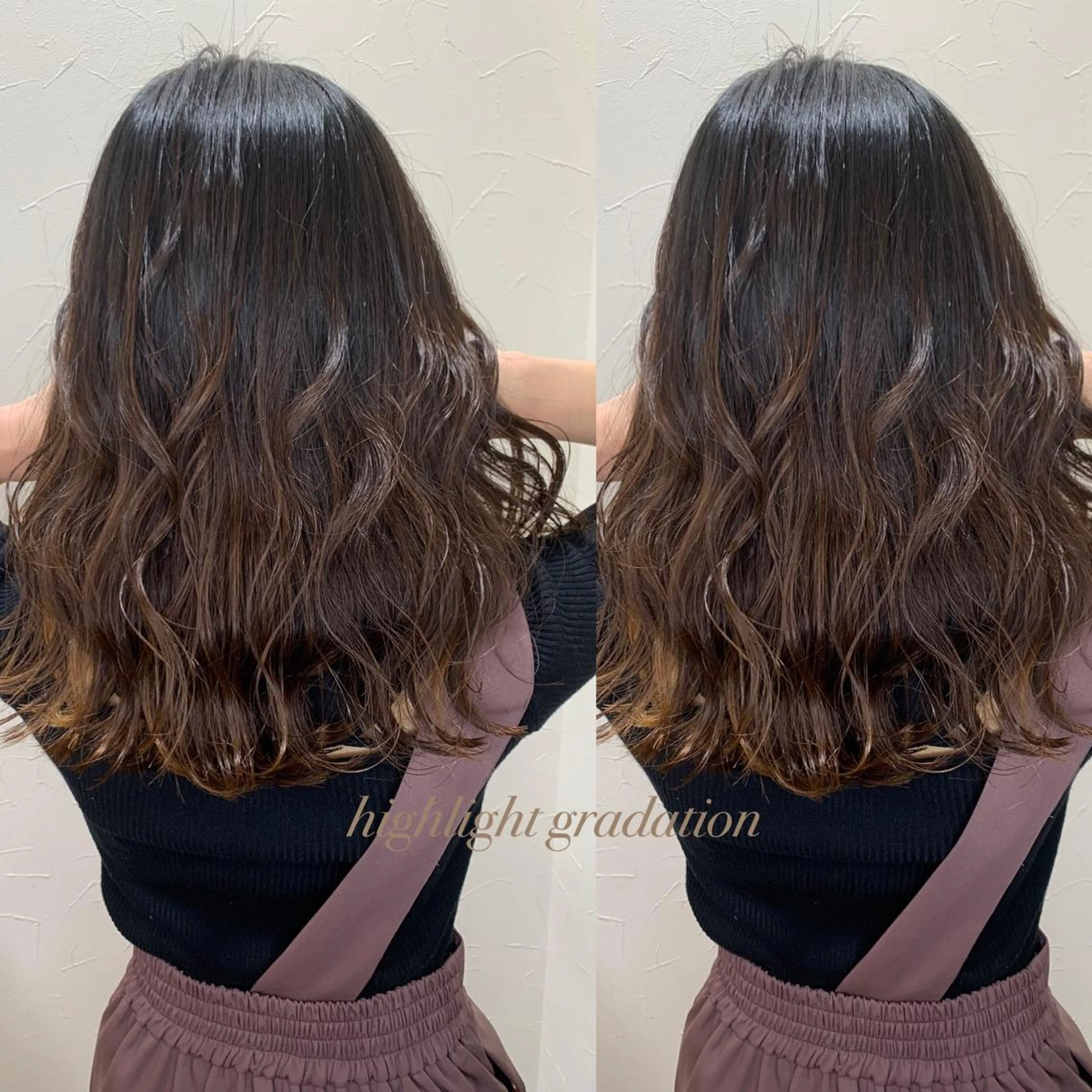 セミロング ハイライト お悩み、似合わせ提案 将真のヘアスタイル