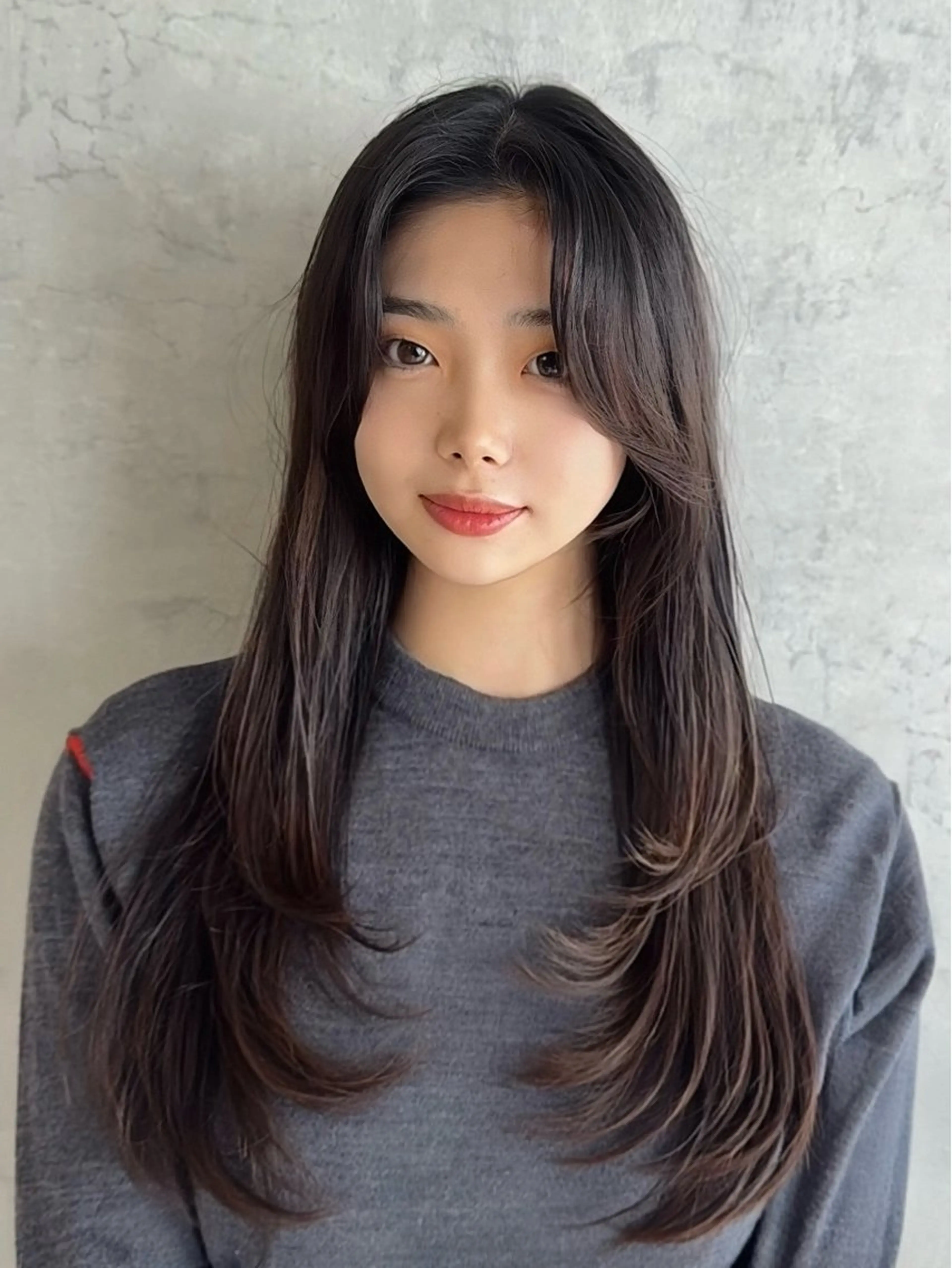 セミロング トレンド韓国レイヤー 🇰🇷のんのヘアスタイル