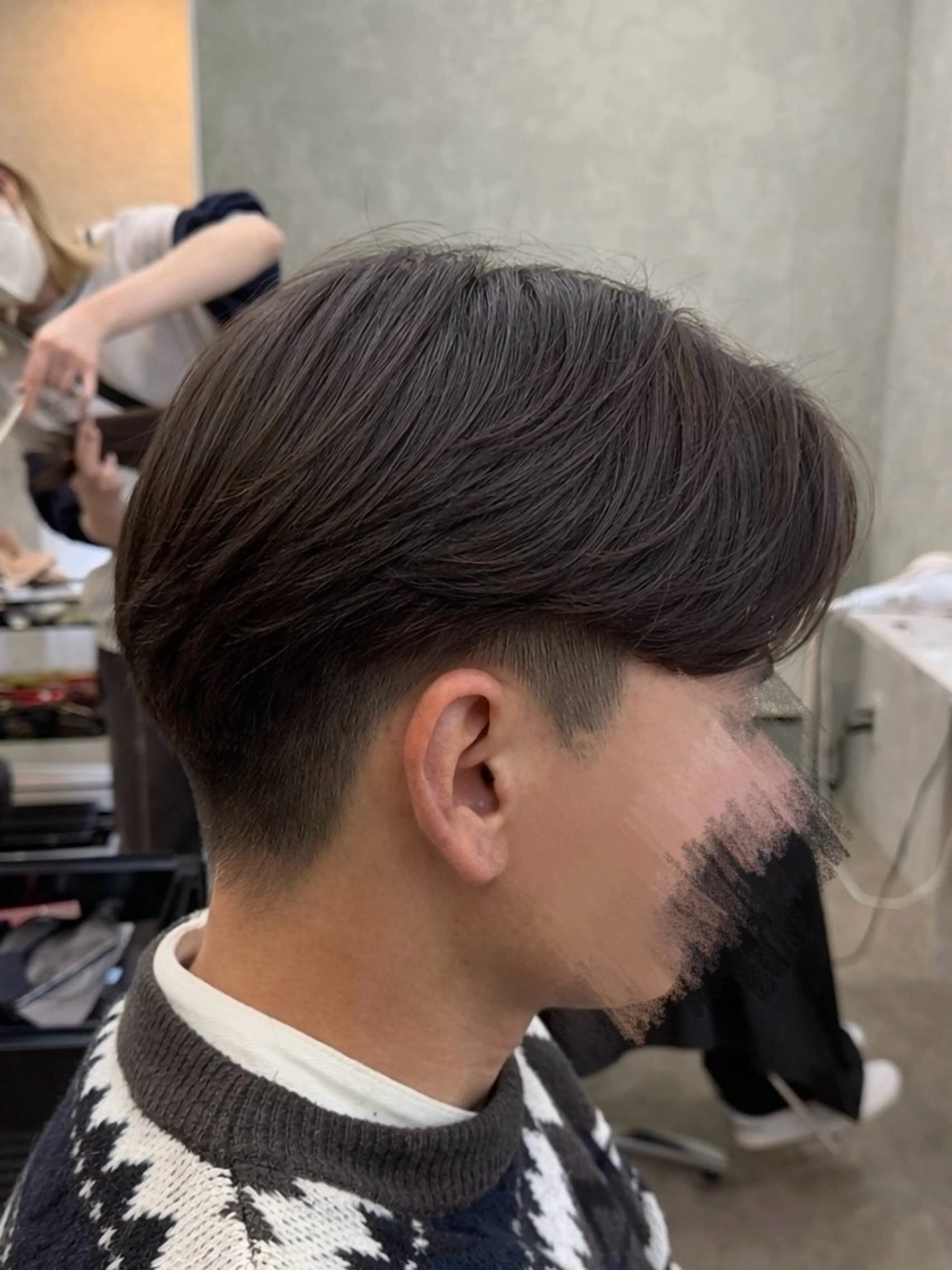 メンズ カット ニュアンスパーマ🌀 毛流れ🩶イザベラのヘアスタイル