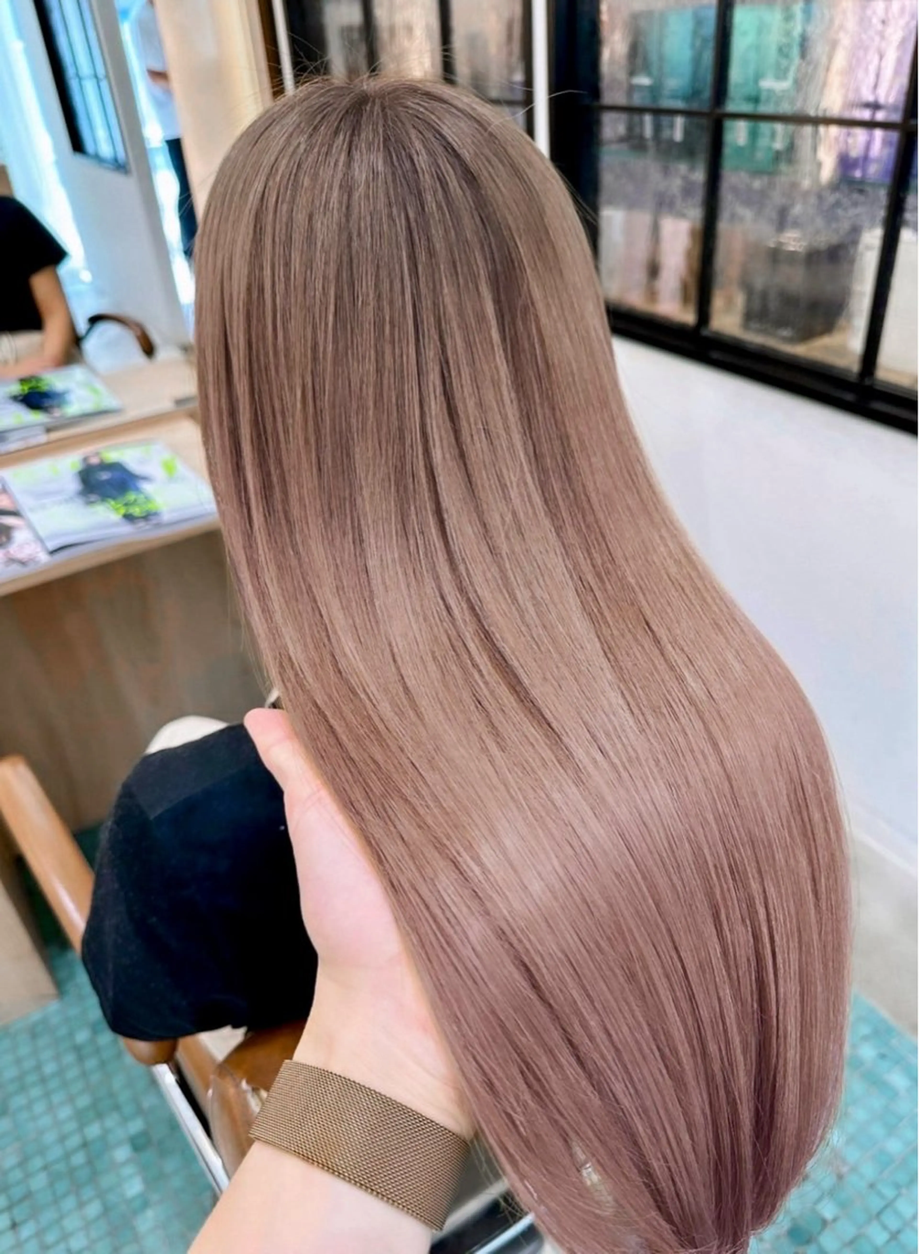 ロング ヘアカラー トリートメント 撮影モデル様募集 直樹のヘアスタイル