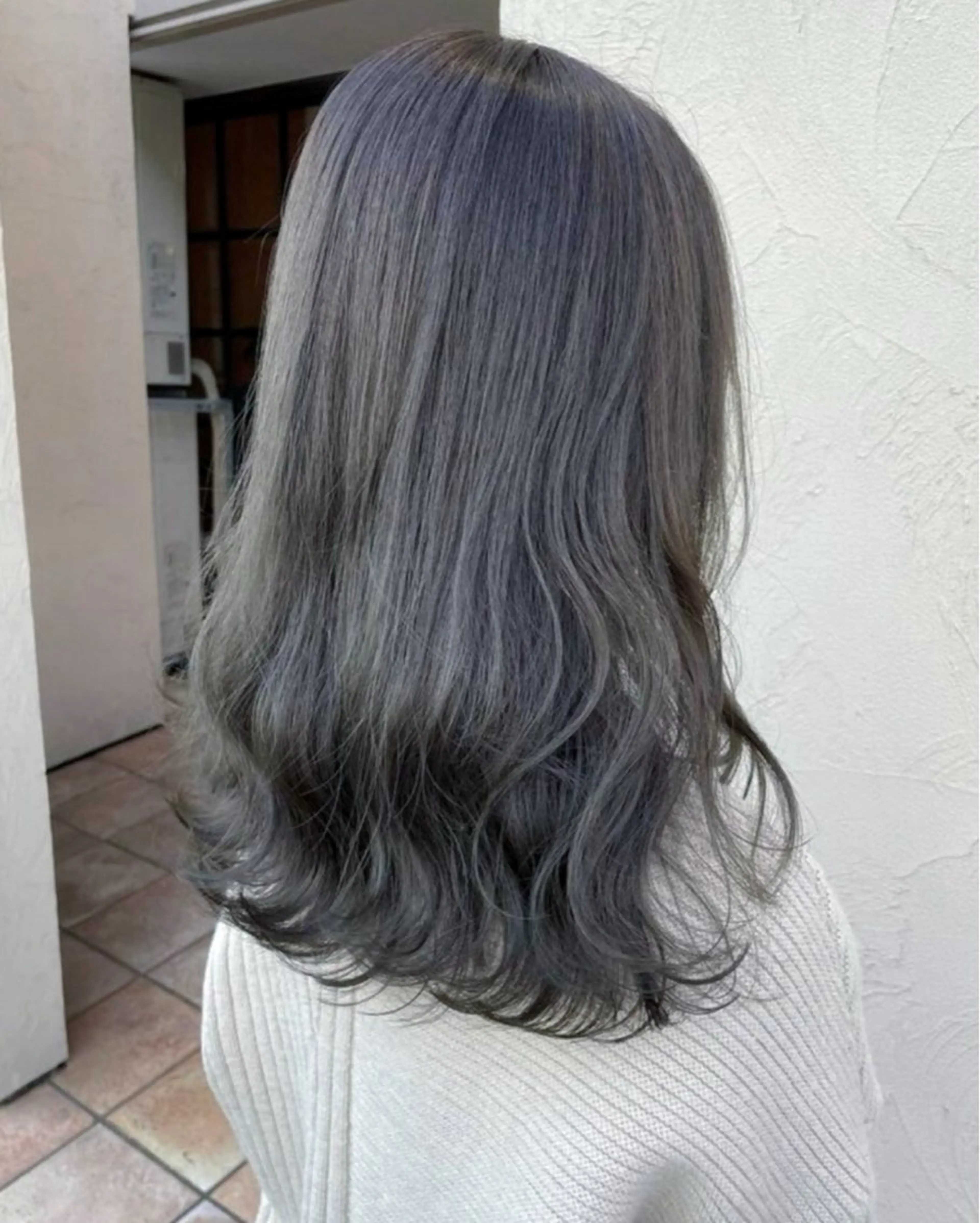 セミロング カラー グレージュ 🐺ིྀ顔周レイヤー /髪質改善🩵aoiのヘアスタイル