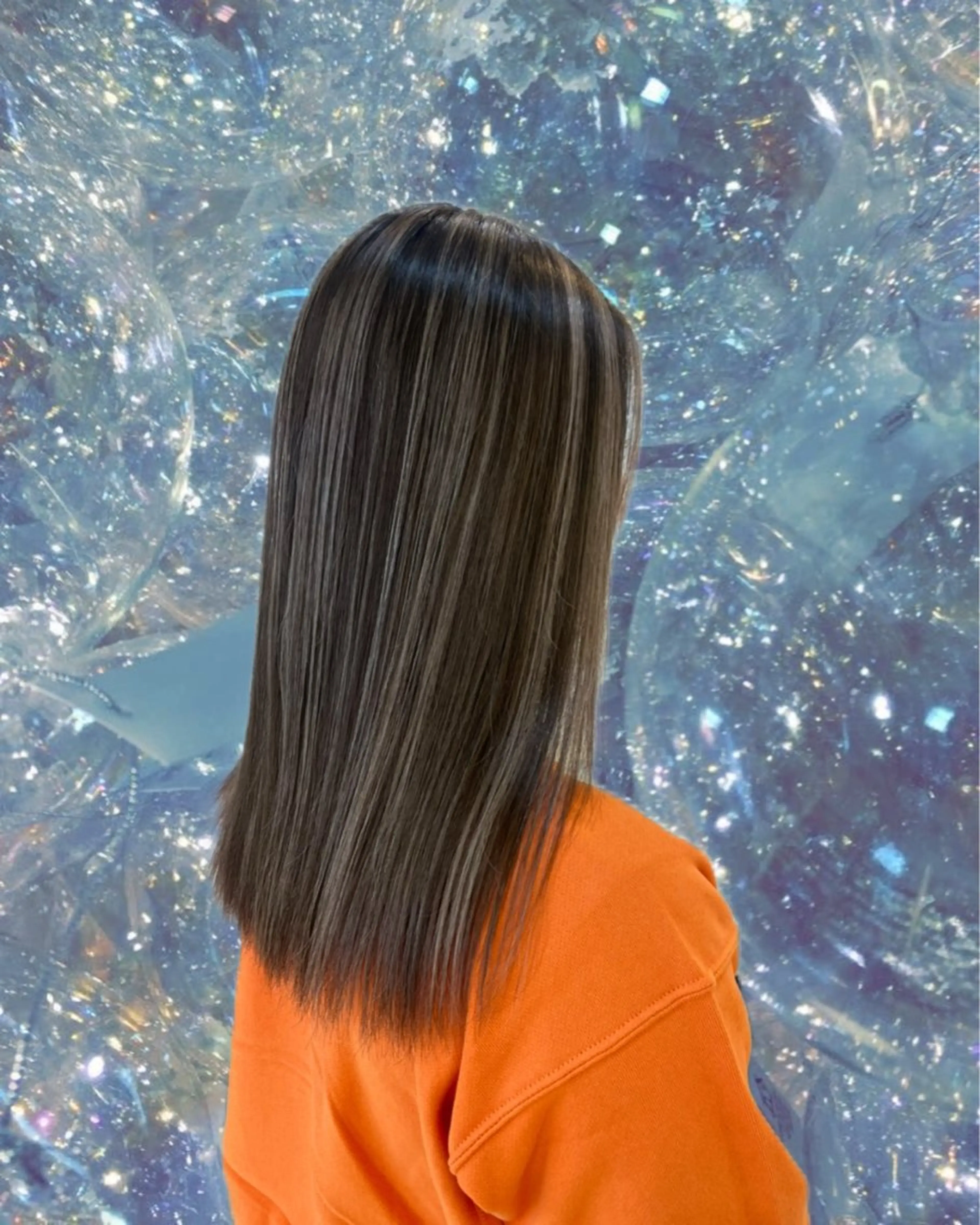 カラー バレイヤージュ ブリーチ ハイライトカラー Emma ecole /栄/RIOのヘアスタイル