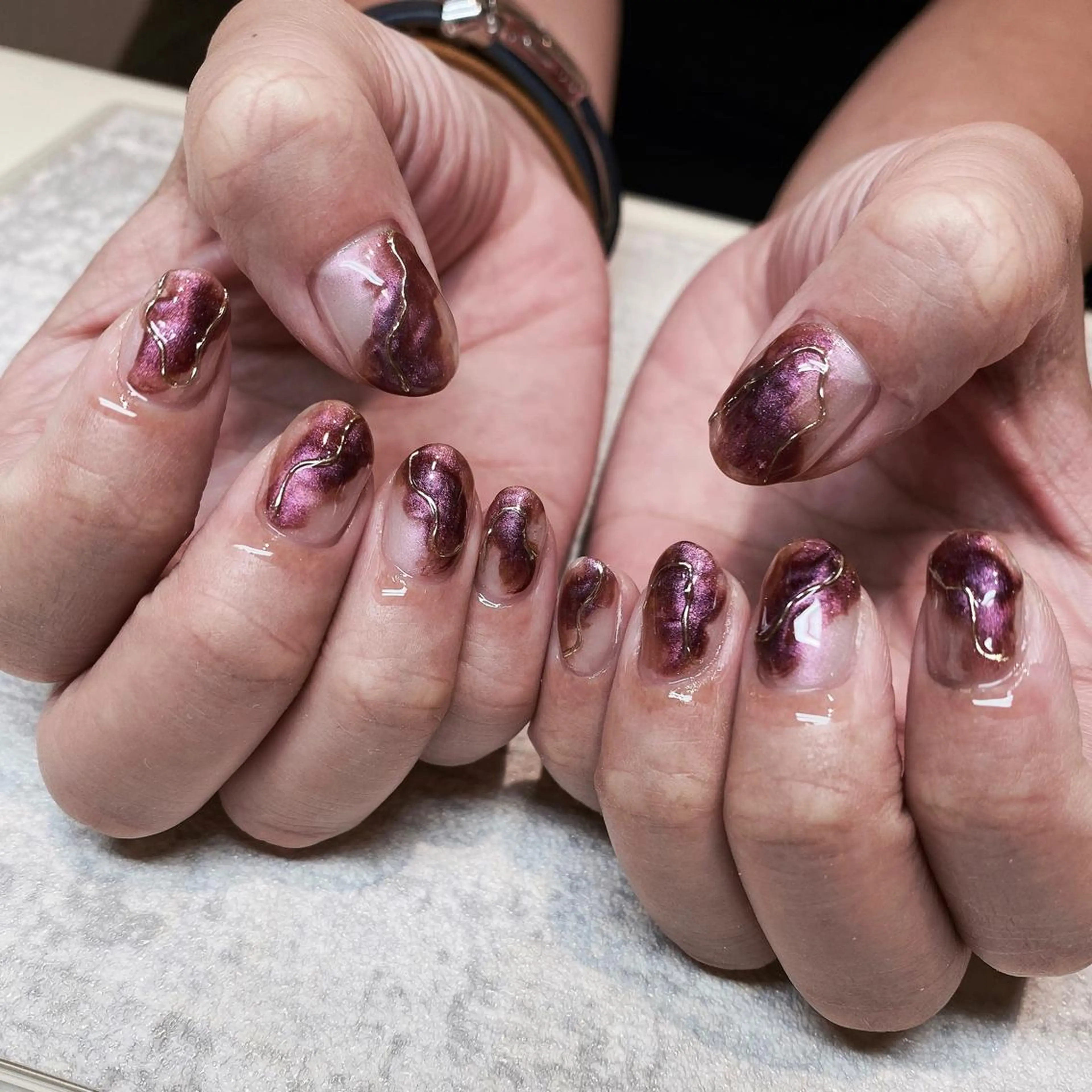 ネイル ハンドネイル lecoa_ kana／amongのネイルデザイン