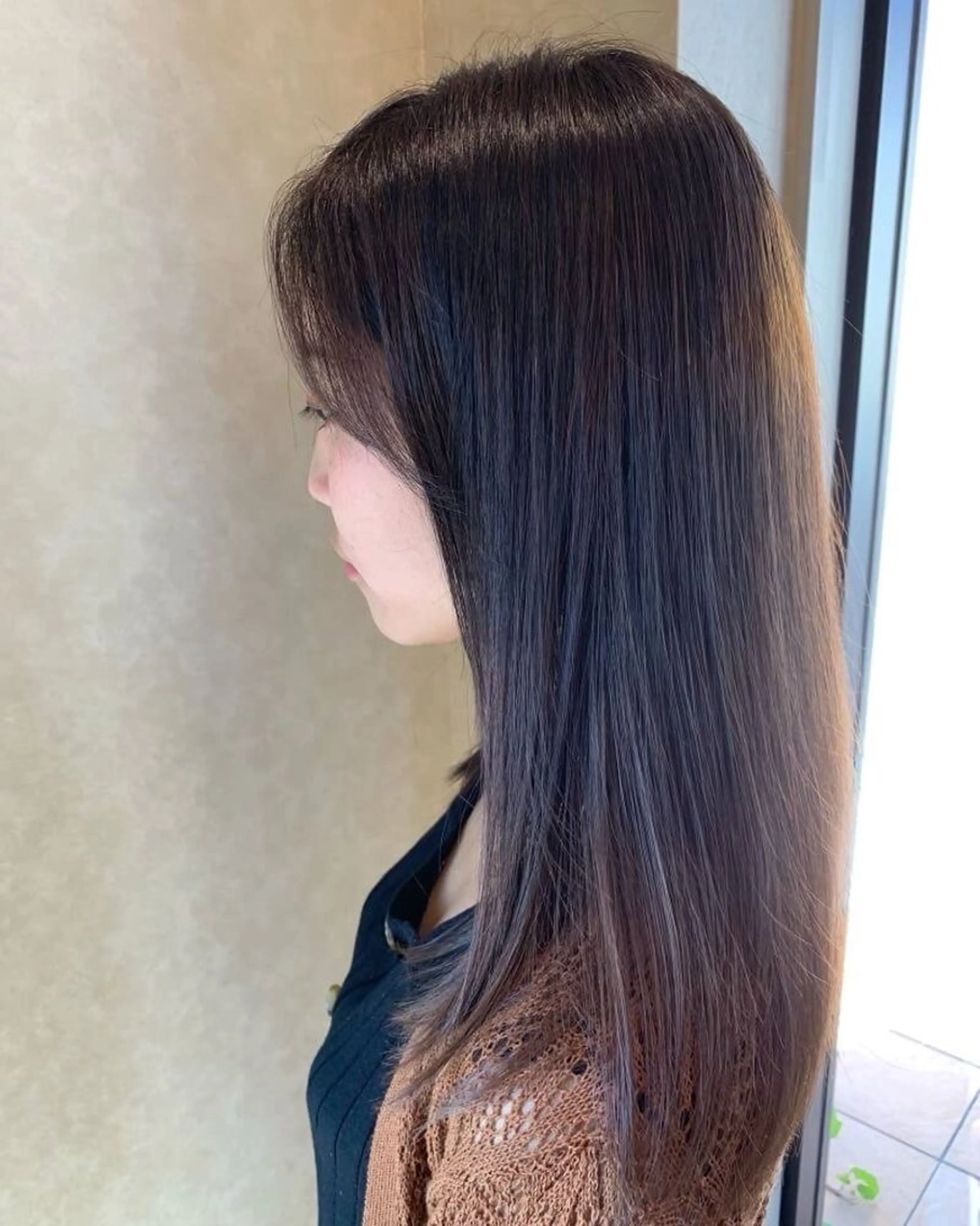 セミロング 笹川 聖奈のヘアスタイル