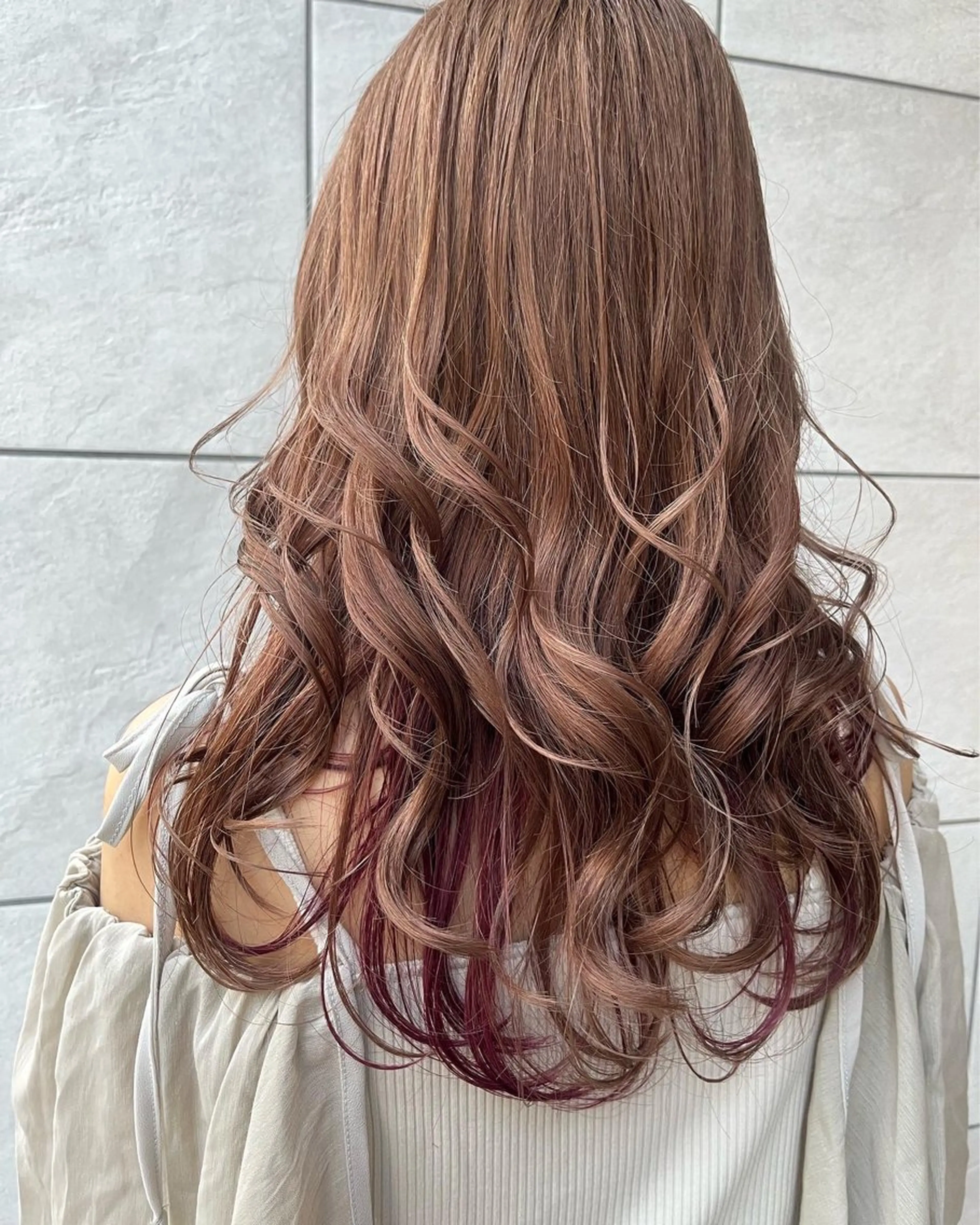 セミロング カラー ヘアカラー 駅チカ【ali'i】 アリイ花崎友美☘のヘアスタイル