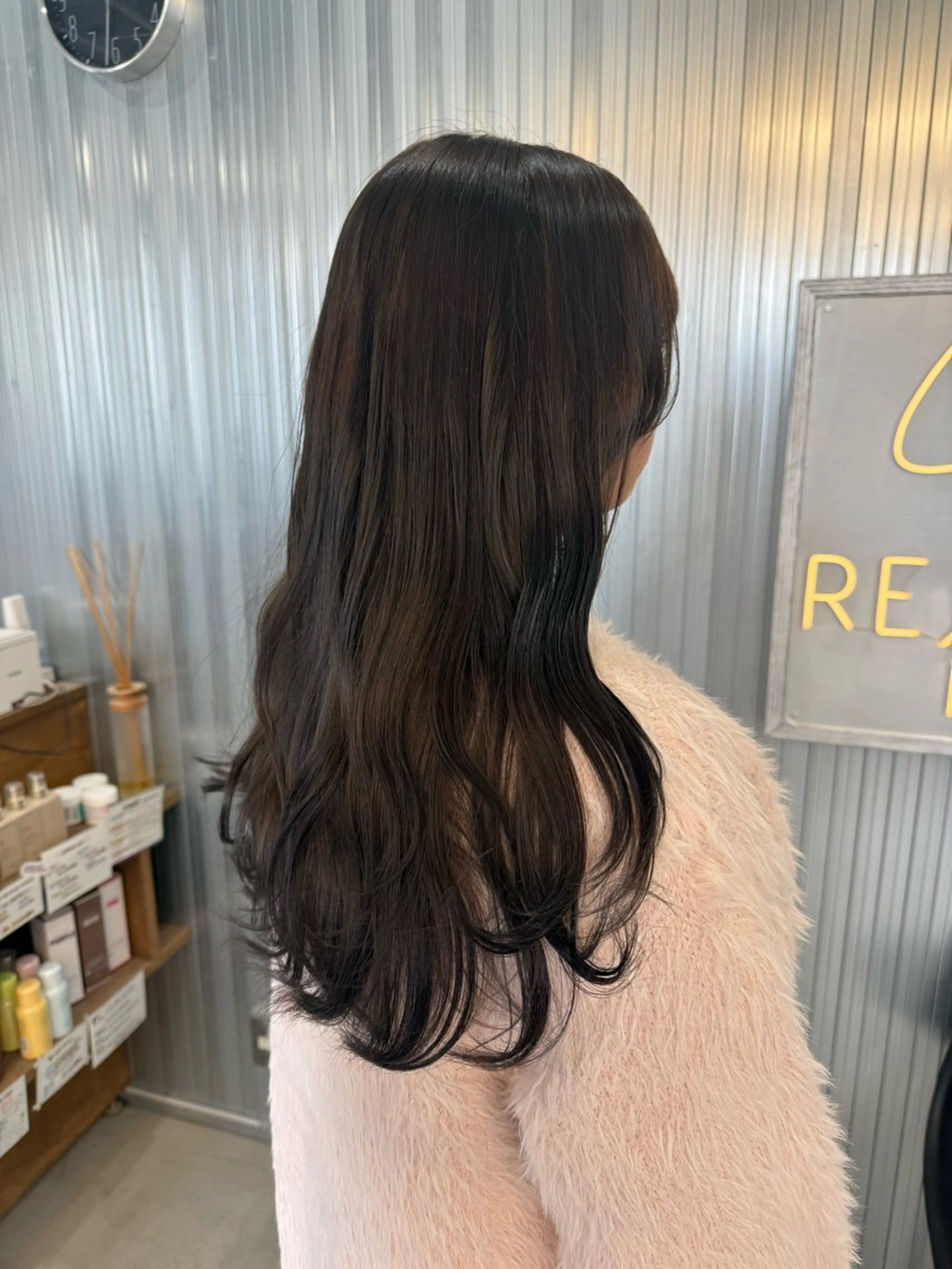 カラー ブリーチ 透明感カラー グレージュ オリーブグレージュ オリーブグレー noa / 郡山ボブ ×透明感カラーのヘアスタイル