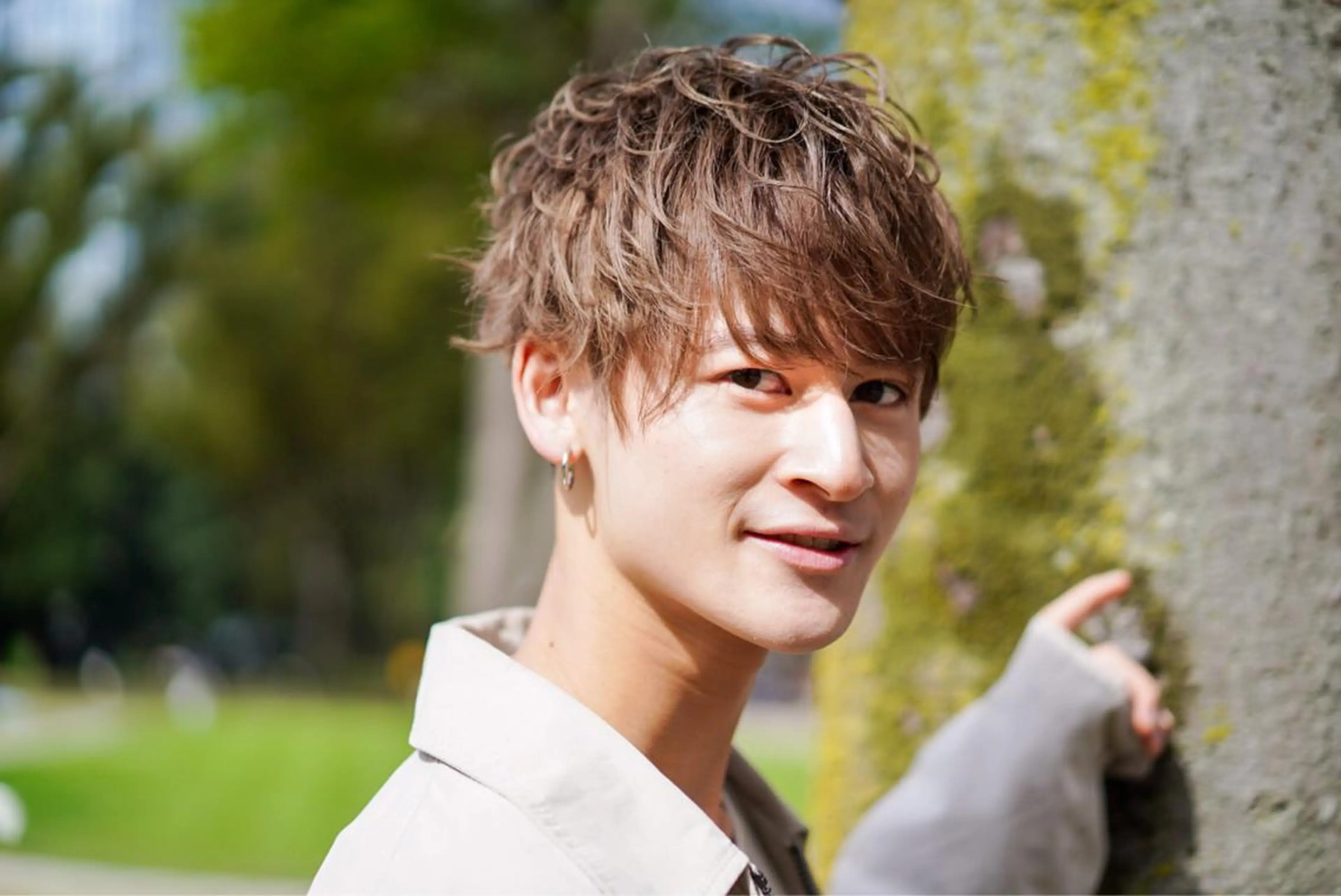 ショート カラー メンズ 津田 祐岐のヘアスタイル