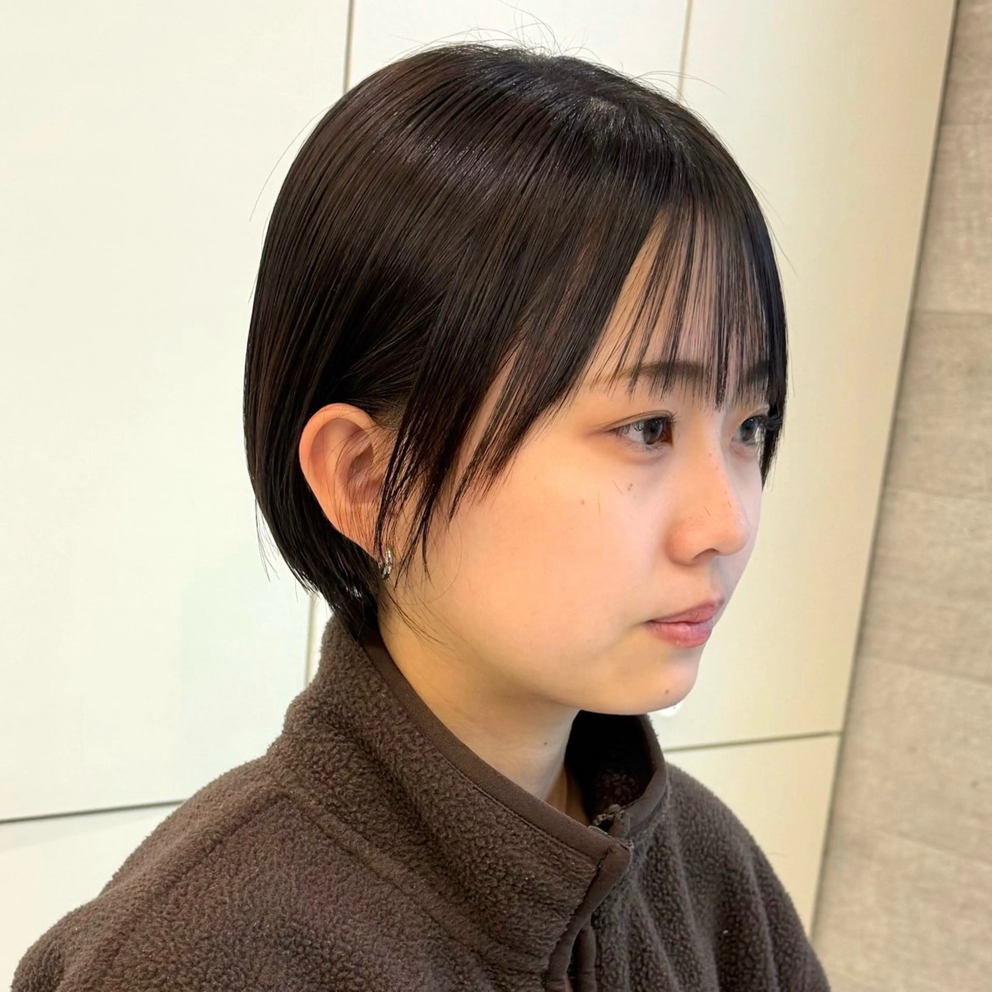 ショート 【ショート/ボブ 丸みショート】深萱のヘアスタイル