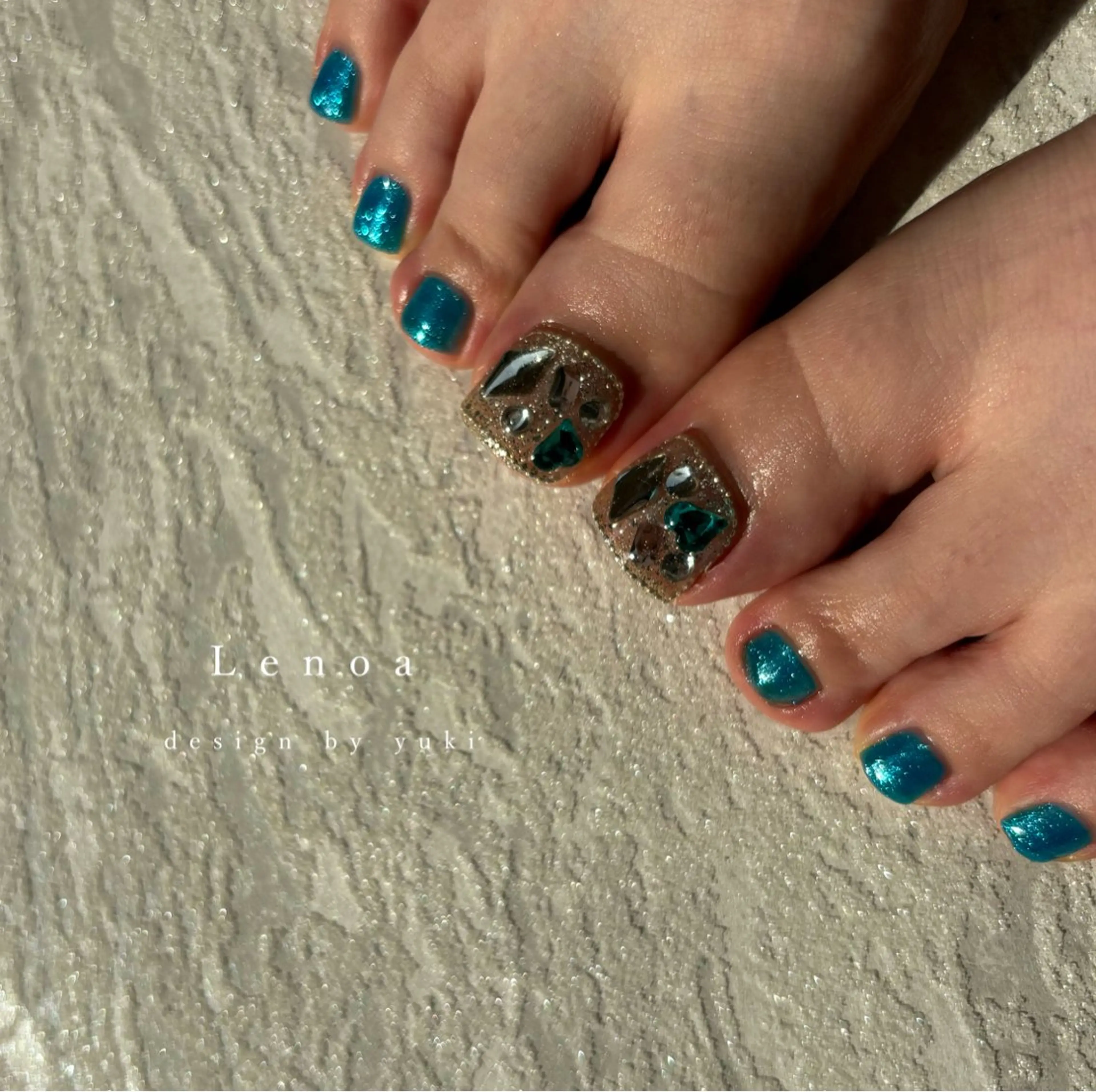 ネイル フットネイル Lenoa Yukiのネイルデザイン