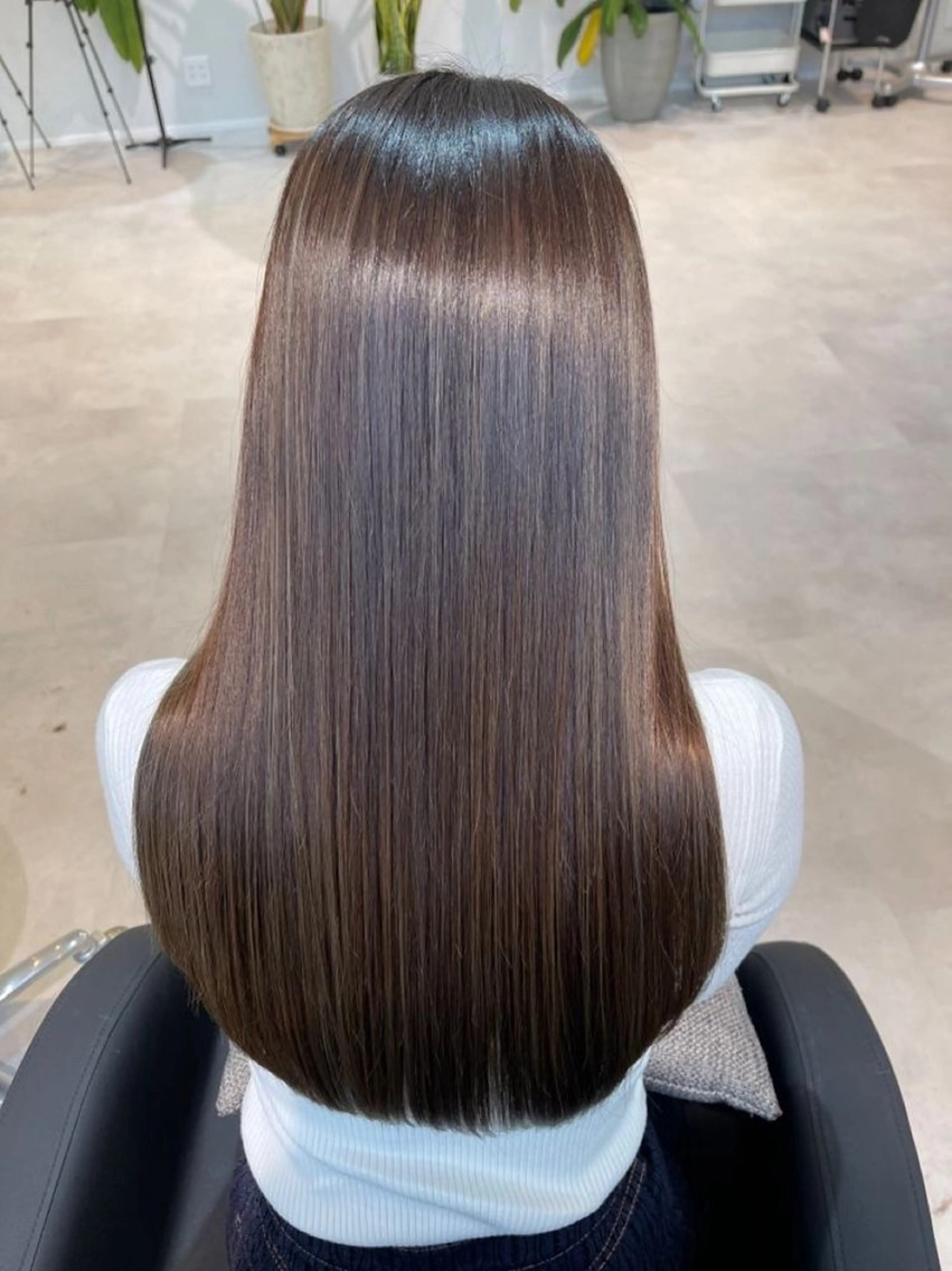 ロング お顔まわりカット たなかちなみ🦤♡のヘアスタイル