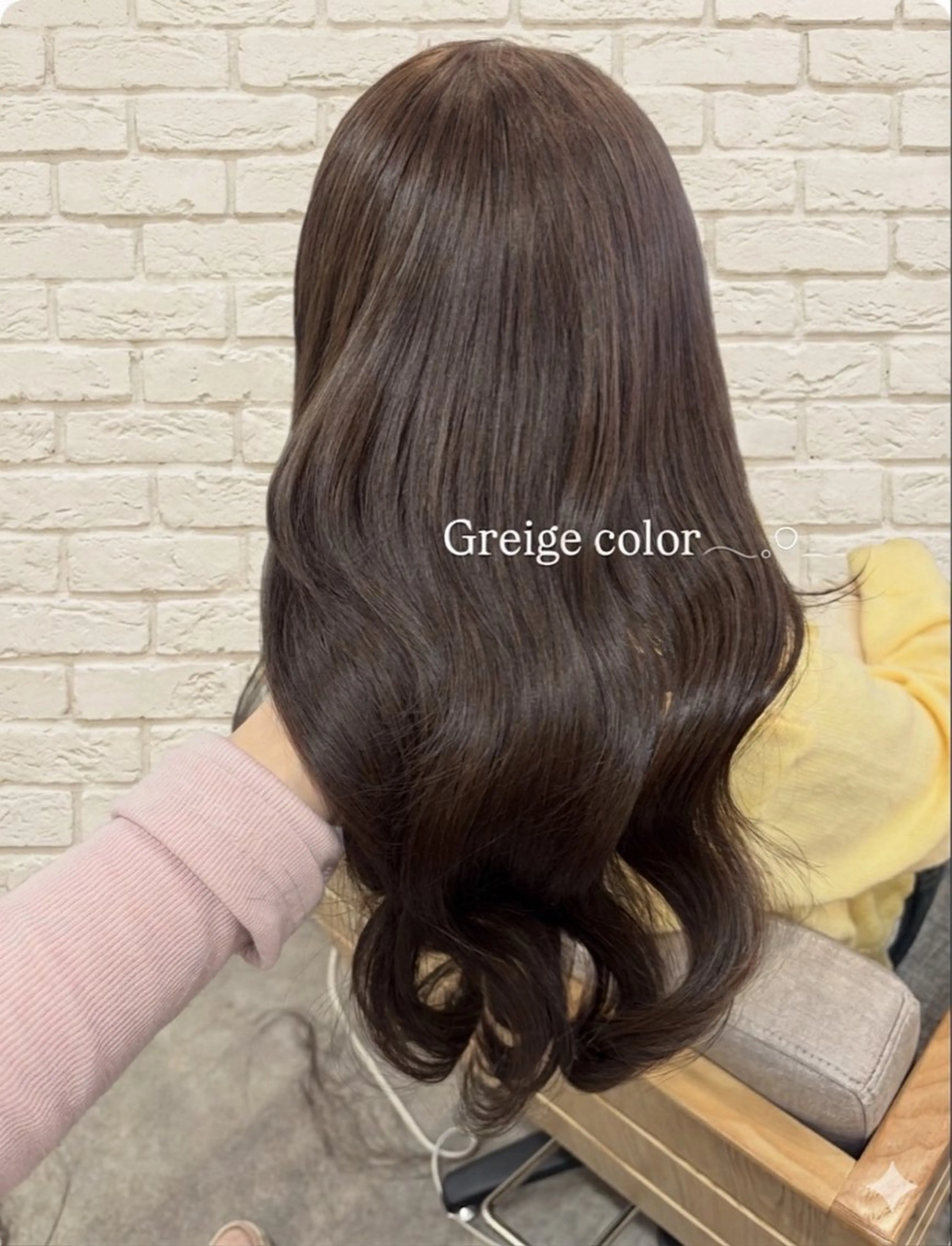 🎀新規限定🎀ヘアカラー ロング料金なしカット+カラー+オージュアトリートメント★¥9900【川越店】の写真